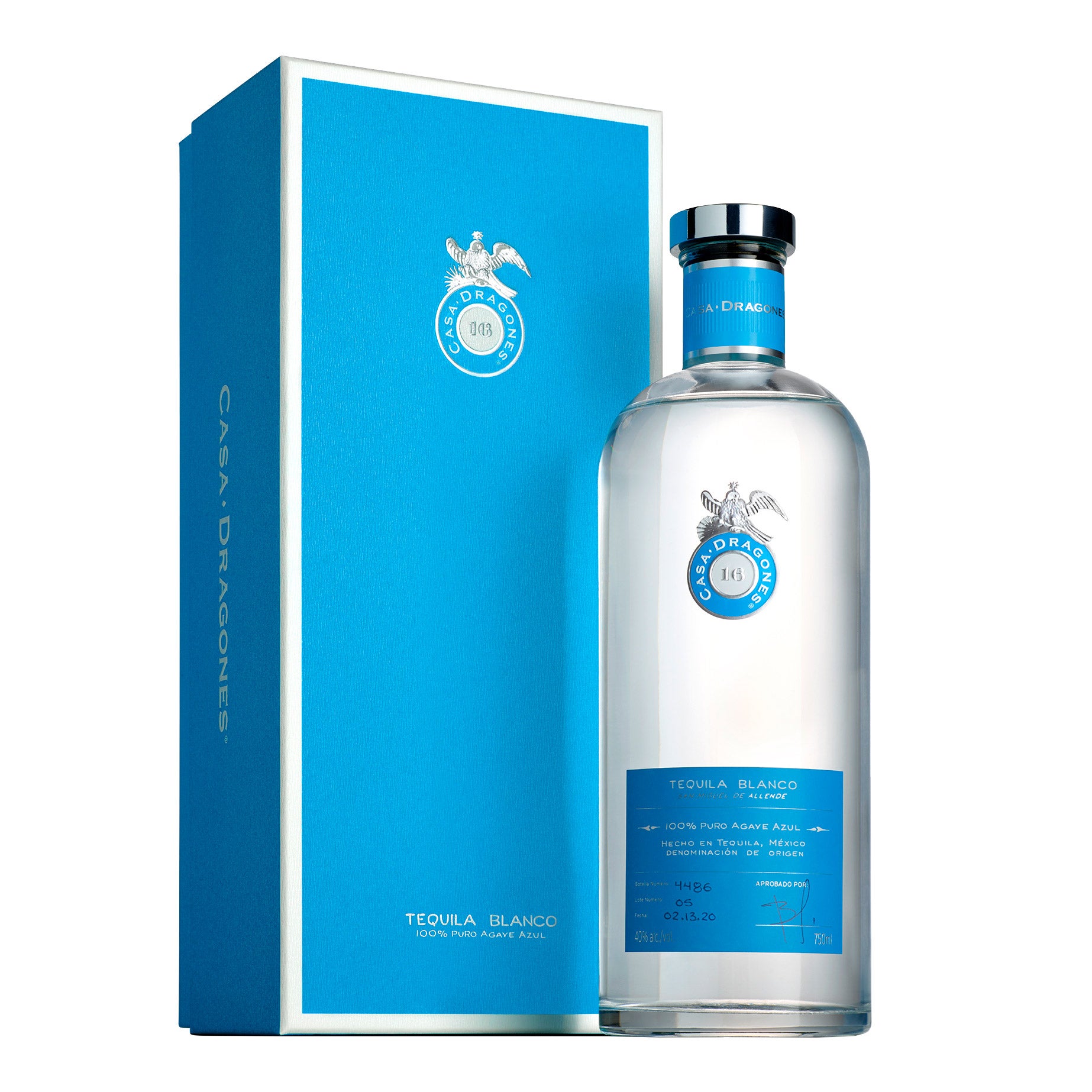 CASA DRAGONES BLANCO TEQUILA MEXICO 750ML