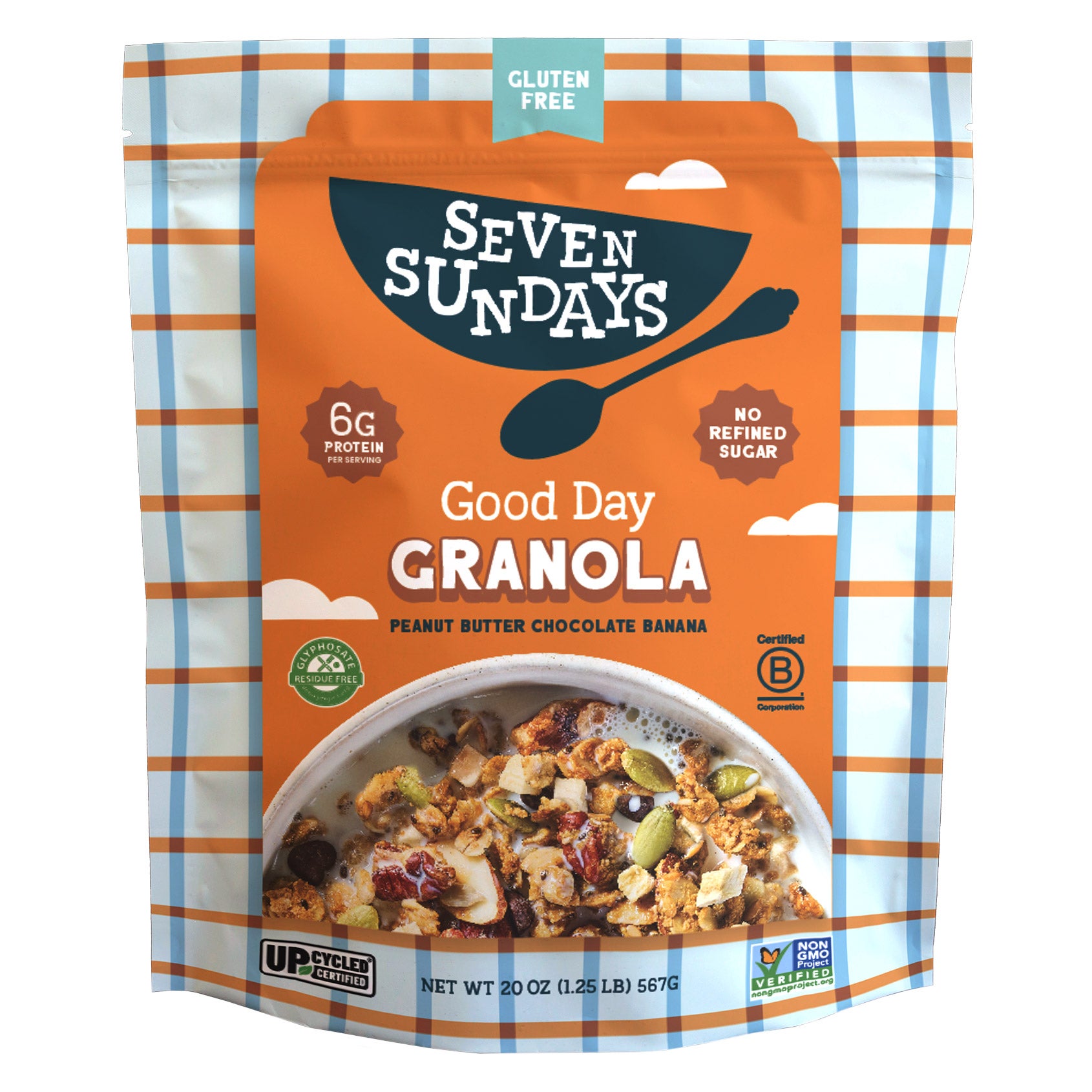 SEVEN SUNDAYS PBCHOC PROTEIN GRANOLA 20 OUNCE PACKAGE