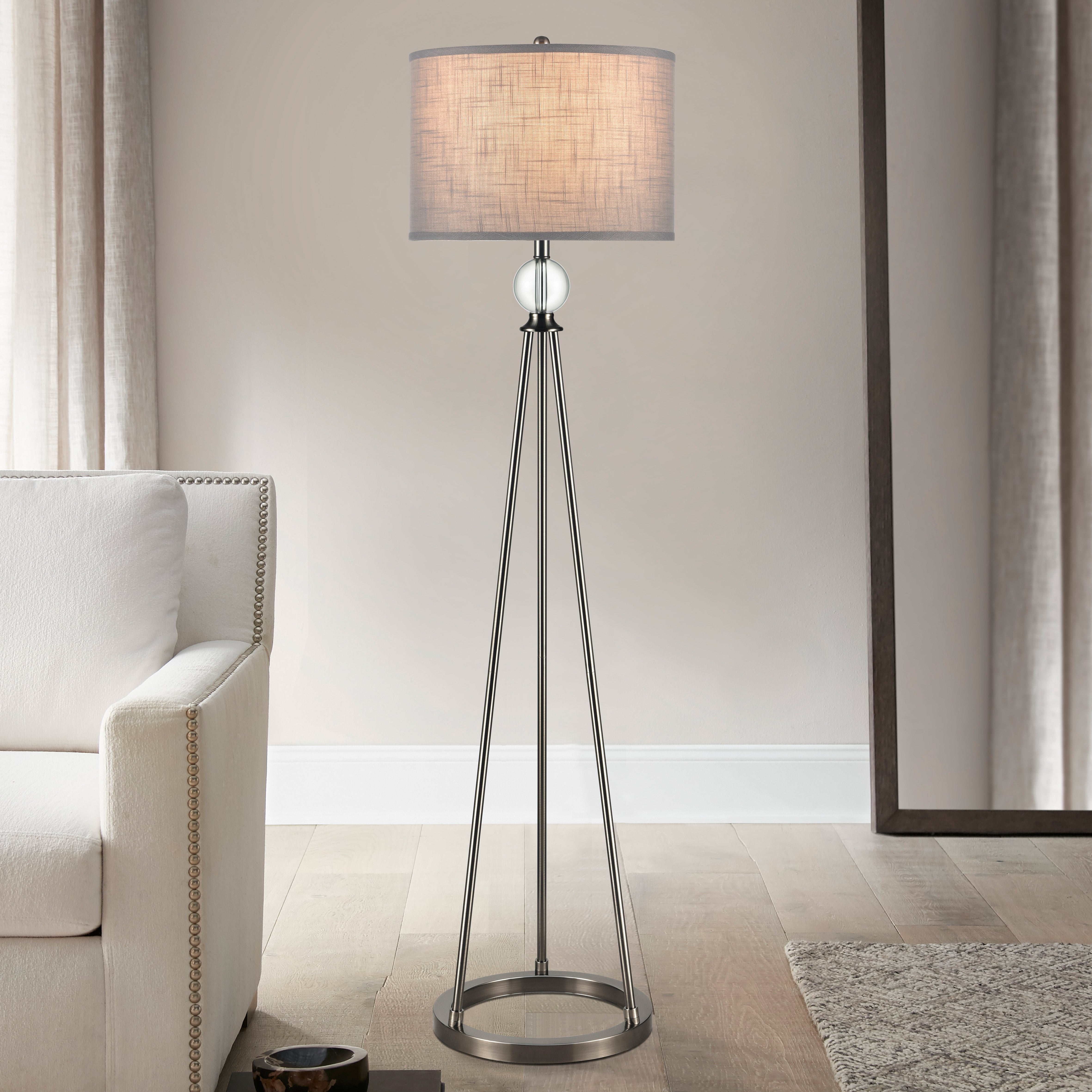 BRIDGEPORT DESIGNS CRYSTAL FLOOR LAMP