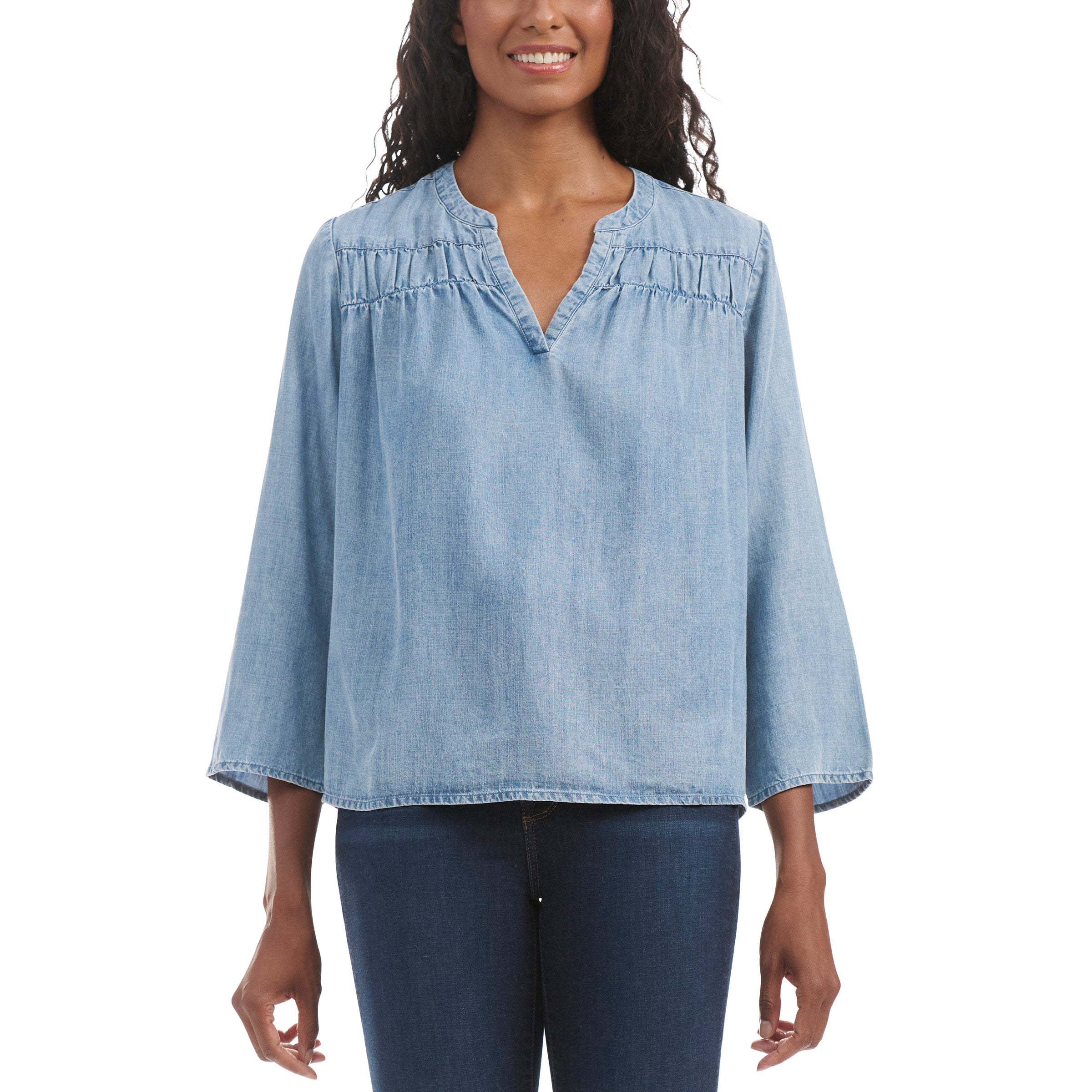SPLENDID LADIES' V-NECK BLOUSE