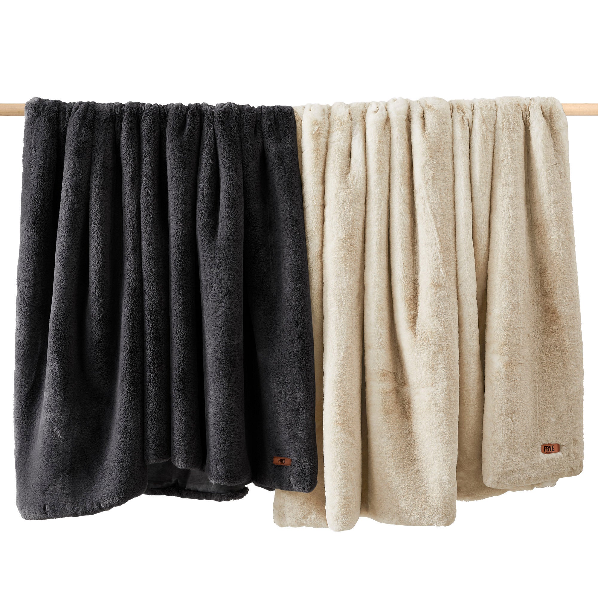 FRYE LUXE FAUX FUR THROW 60" X 70" - Image 1