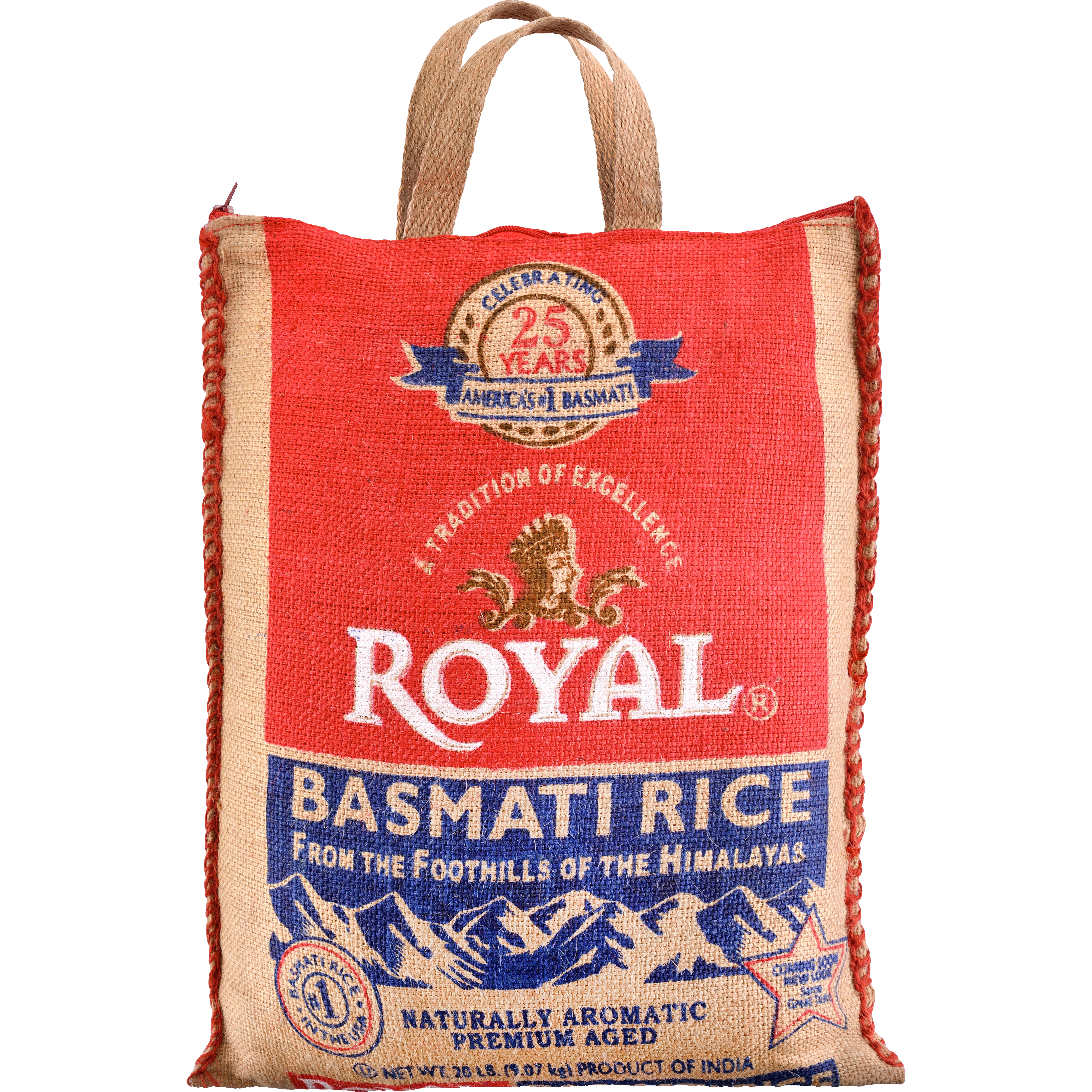 ROYAL BASMATI RICE 20 LB - Image 1