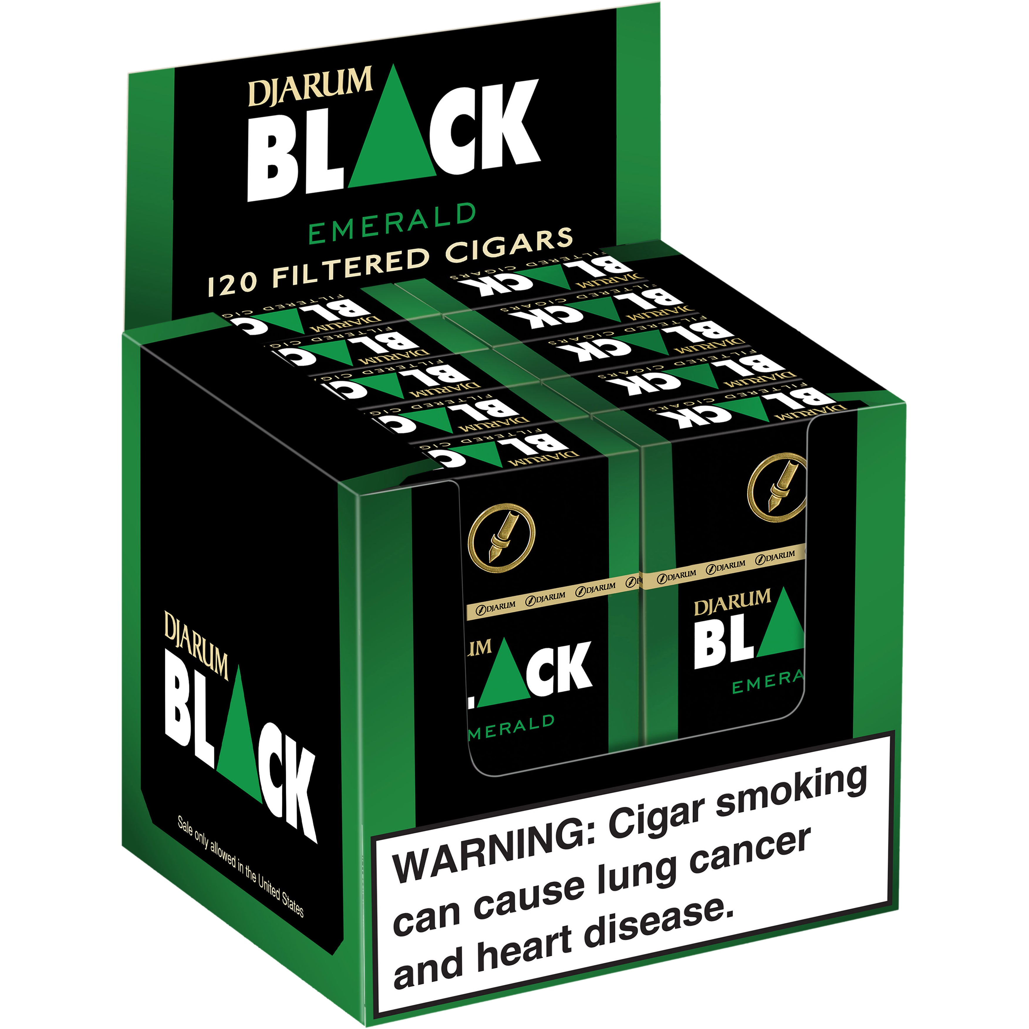 DJARUM BLK EMERALD FLTRD CGAR 10/12 CT - Image 1
