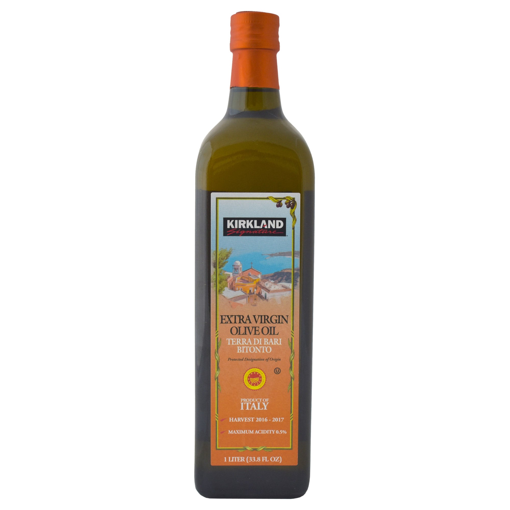 KIRKLAND SIGNATURE EXTRA VIRGIN OLIVE OIL 1 LITER - Image 1