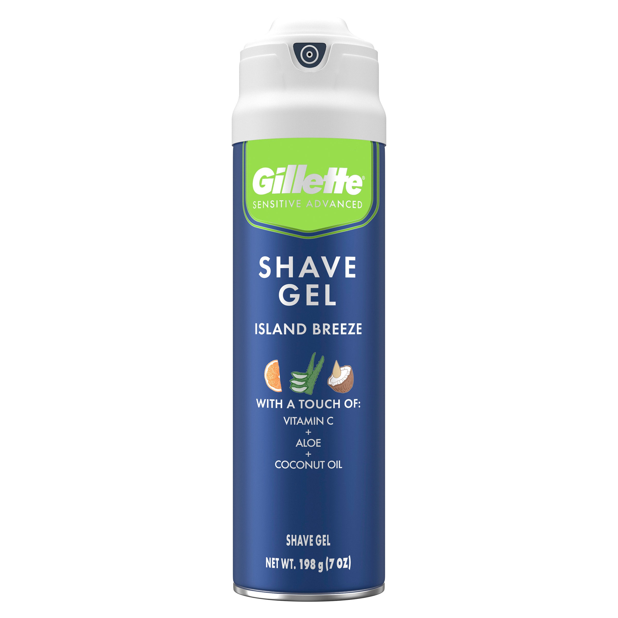GILLETTE ISLAND BREEZE SHAVE GEL 7 OZ 3-PACK - Image 1