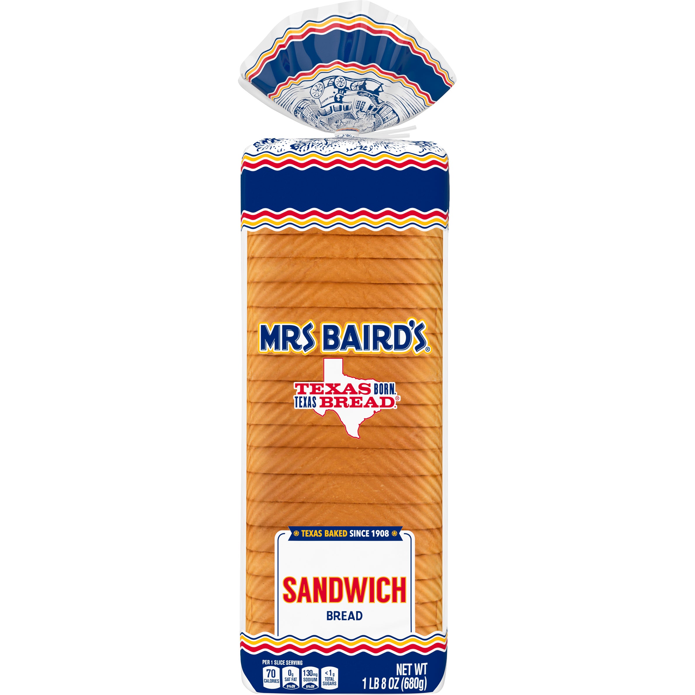 MRS BAIRD'S WHITE SW BREAD 24 OZ