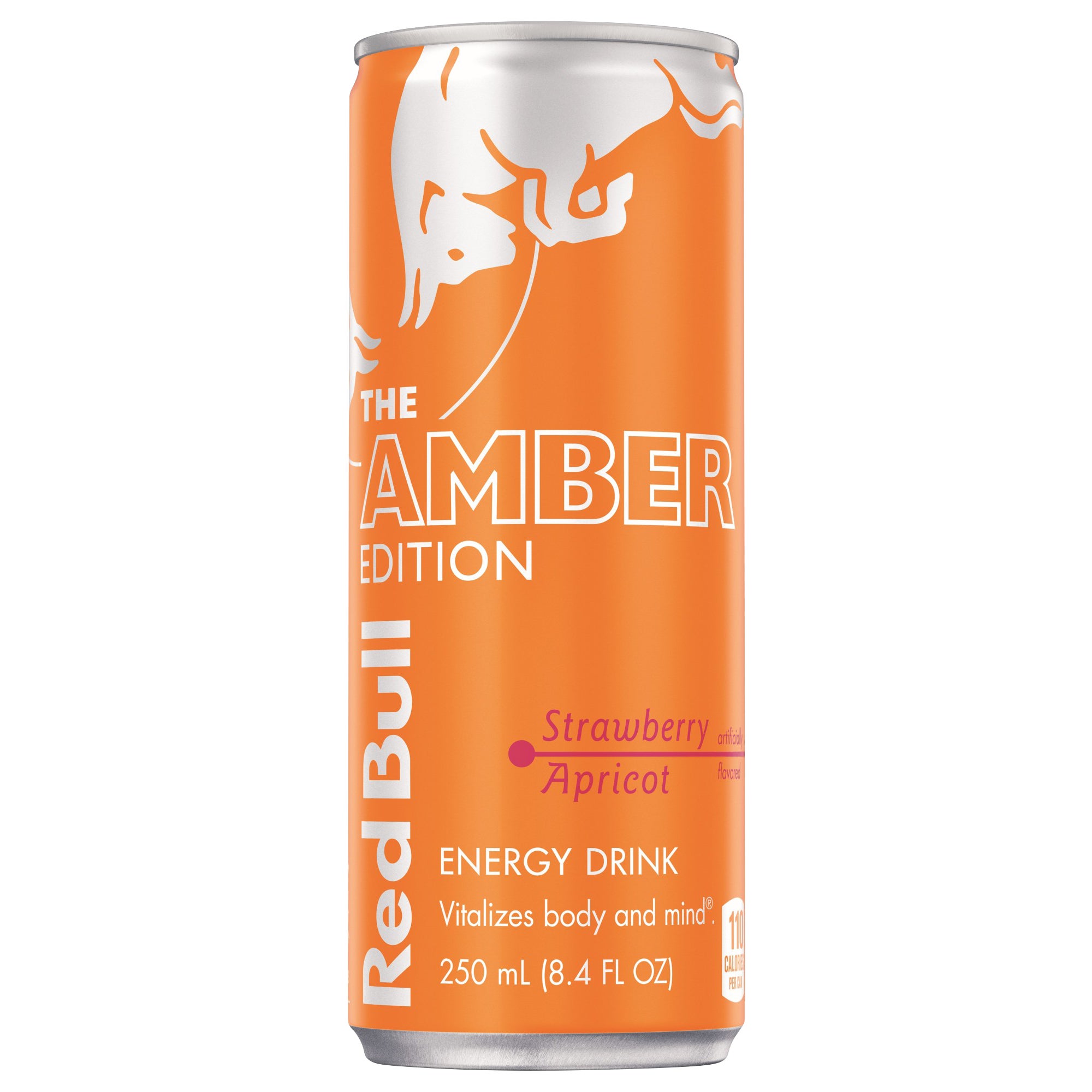 RED BULL AMBER STRWBRY/APRICOT 24/8.4 OZ - Image 1