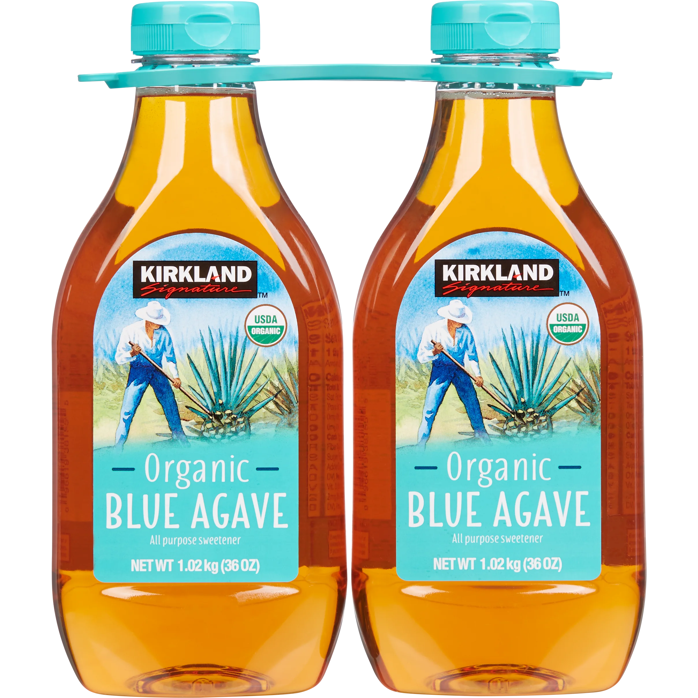 KIRKLAND SIGNATURE ORGANIC BLUE AGAVE 2/36 OZ