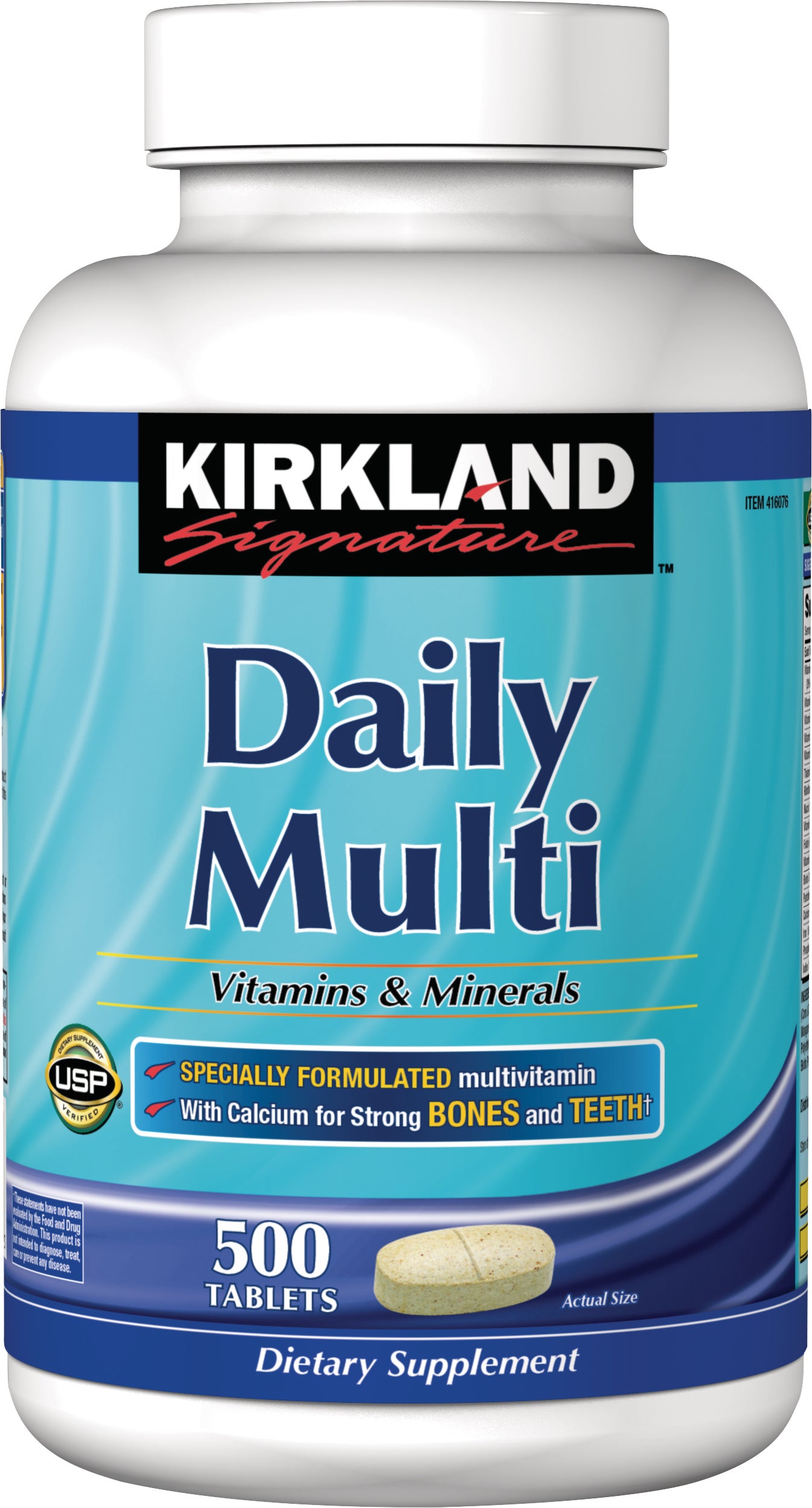 KIRKLAND SIGNATURE DAILY MULTI VITAMIN 500 TABLETS - Image 1