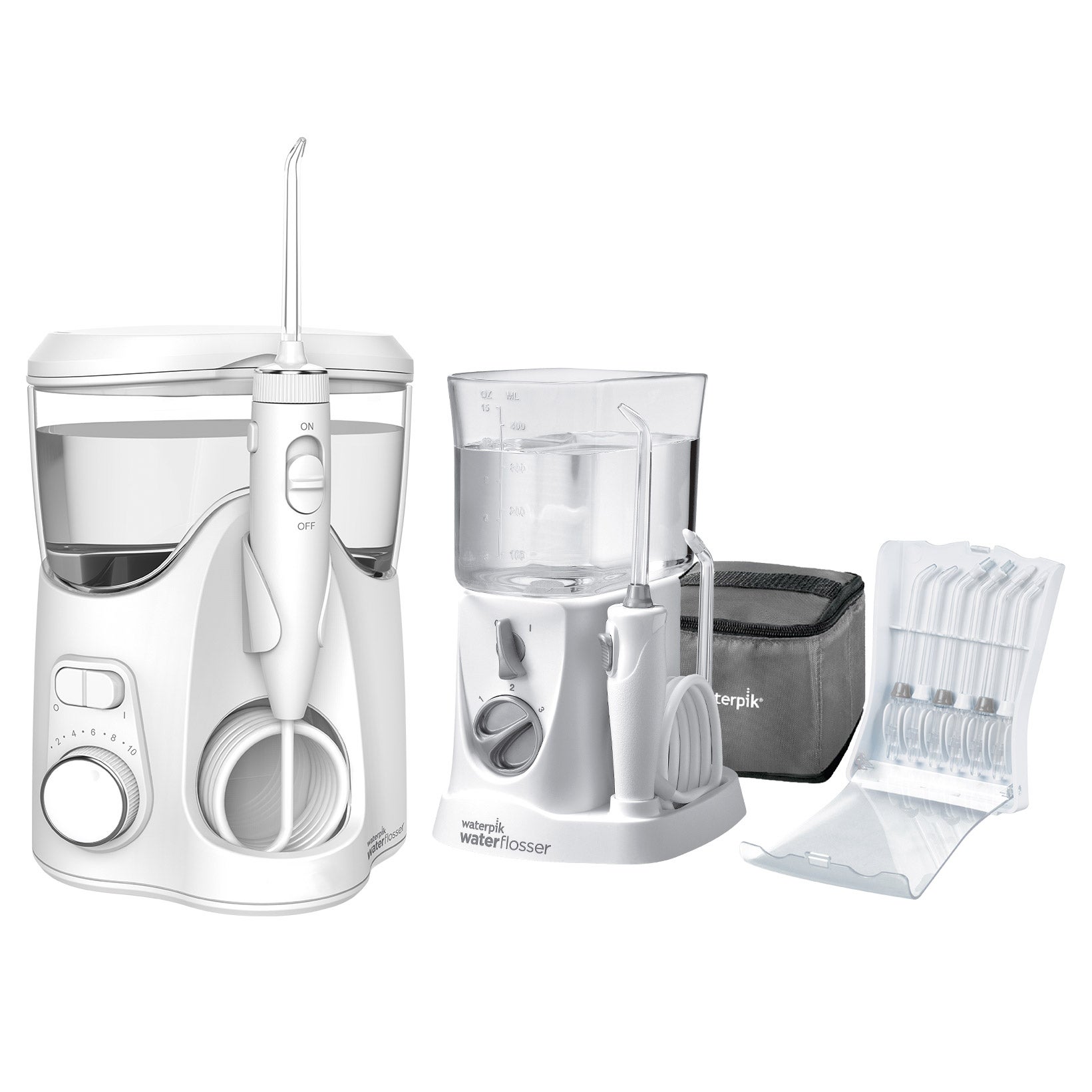WATERPIK ULTRA PLUS W/ NANO WATER FLOSSER COMBO PACK ^