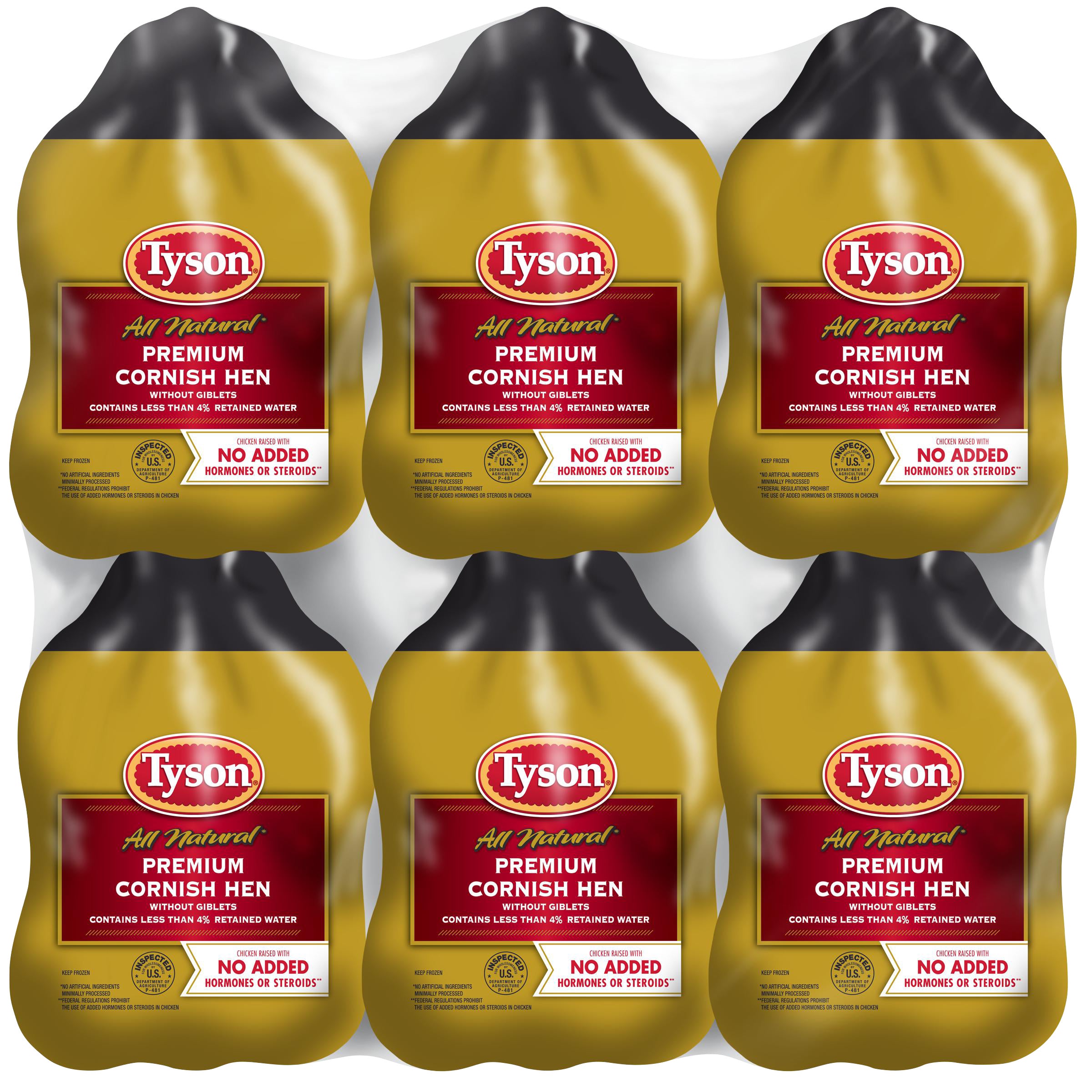 TYSON ROCK CORNISH GAME HENS 6/25 OZ - Image 1