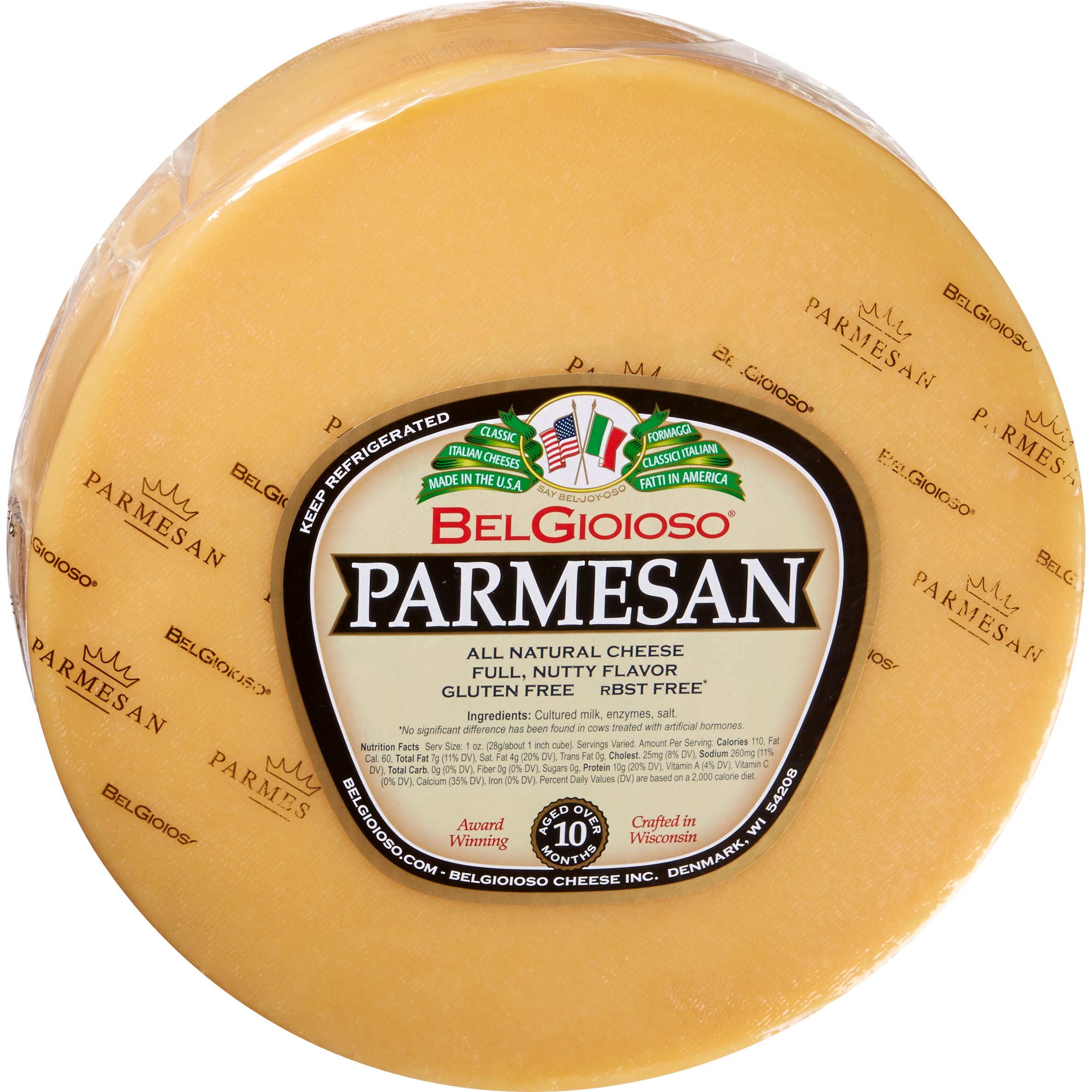 BELGIOIOSO (D) PARMESAN FULL WHEEL PER LB (AVG 24 LB)