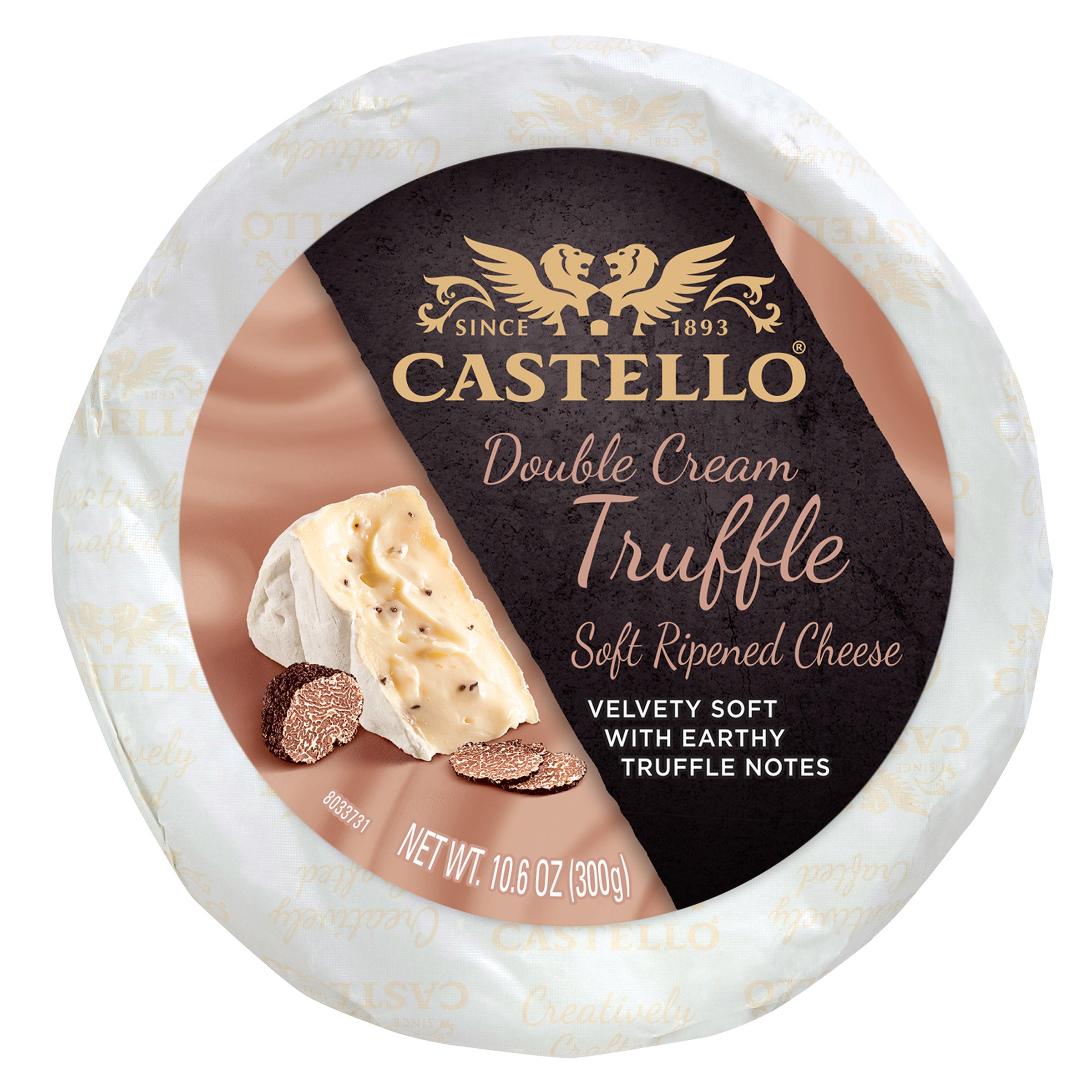 CASTELLO DOUBLE CREAM TRUFFLE 10.6 OZ (.66 LBS)