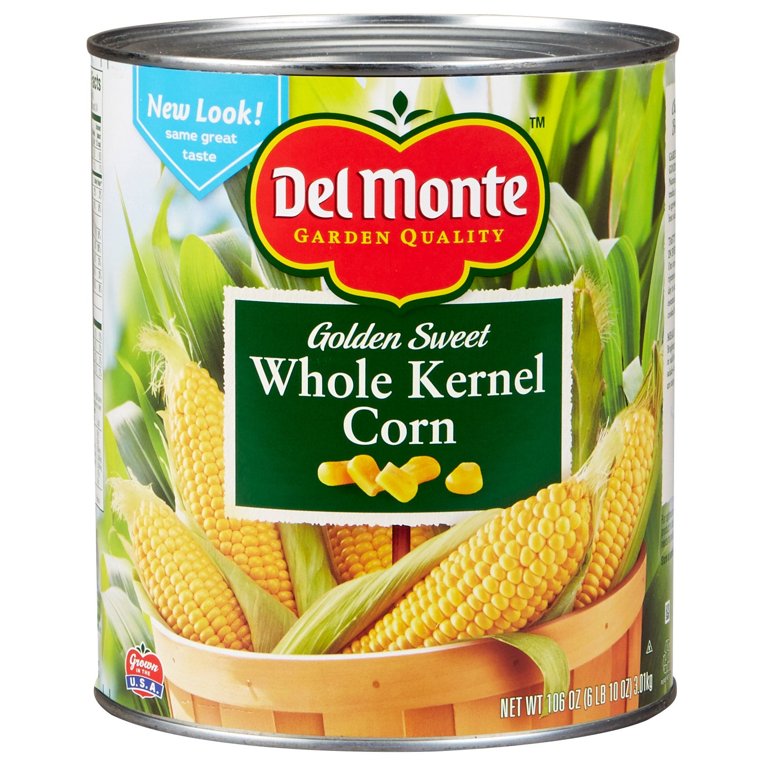 DEL MONTE WHOLE KERNEL CORN 106 OZ (6.625 LBS)