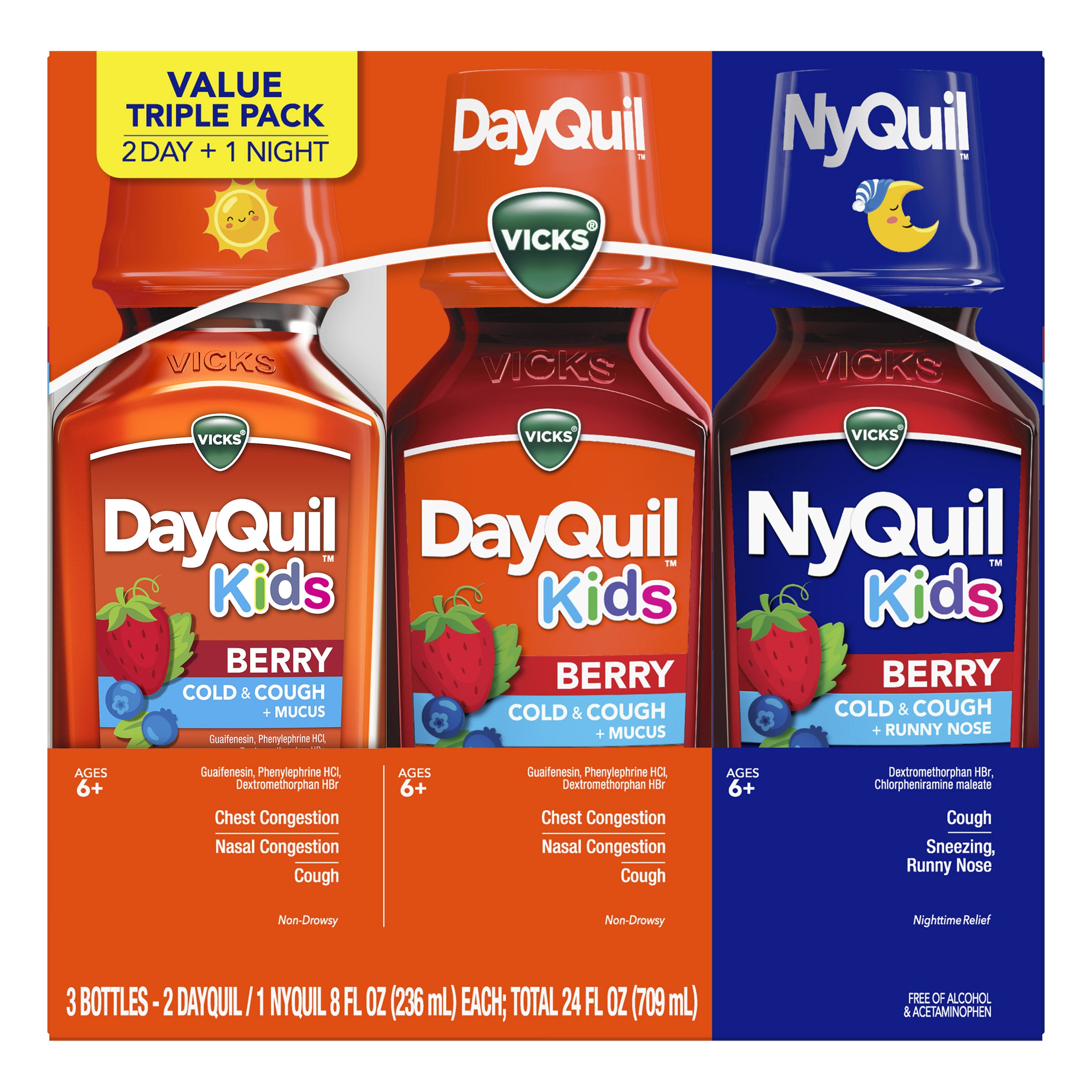 VICKS KIDS DAYQUIL/NYQUIL 3/8 OZ