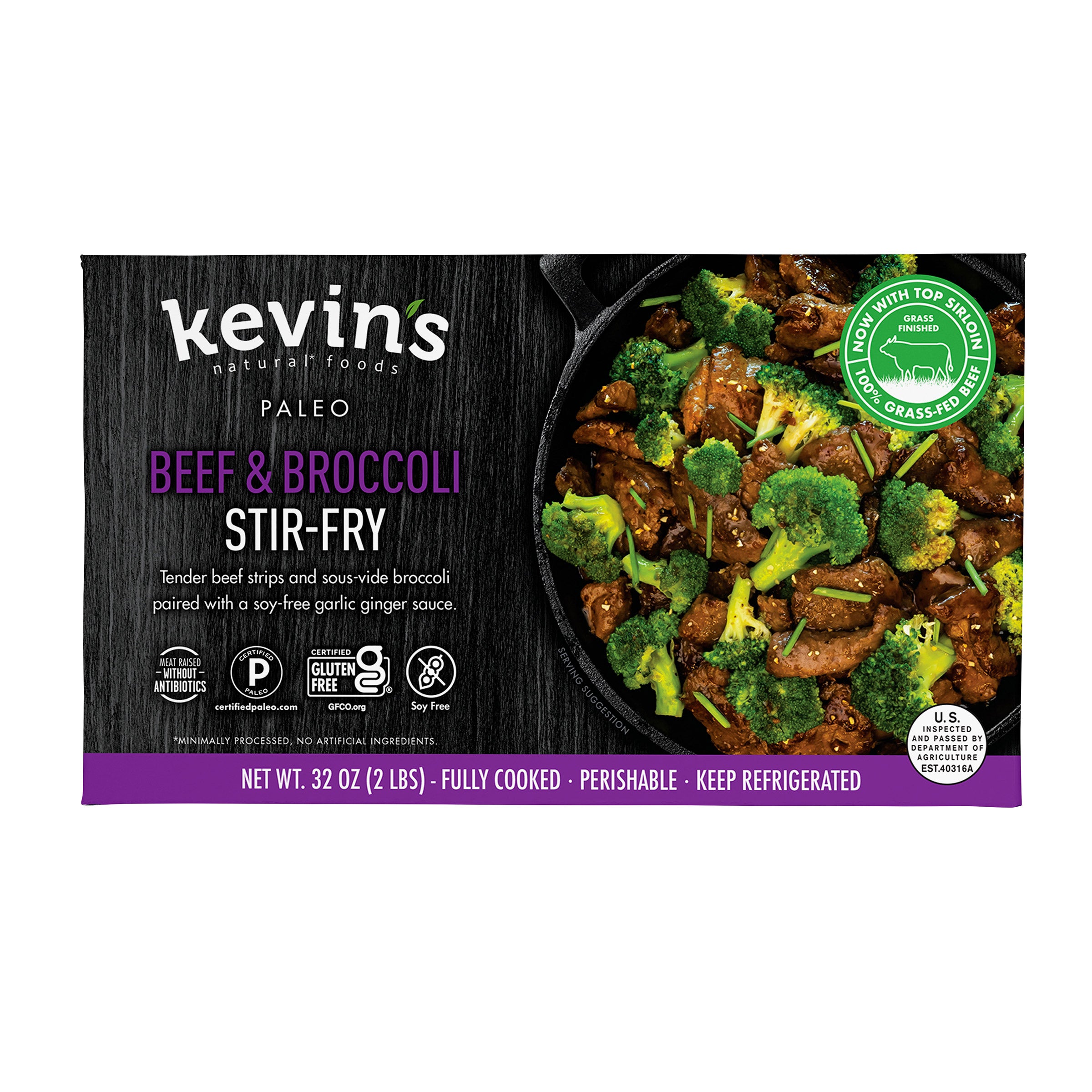 KEVIN'S BEEF & BROCCOLI 32 OUNCES