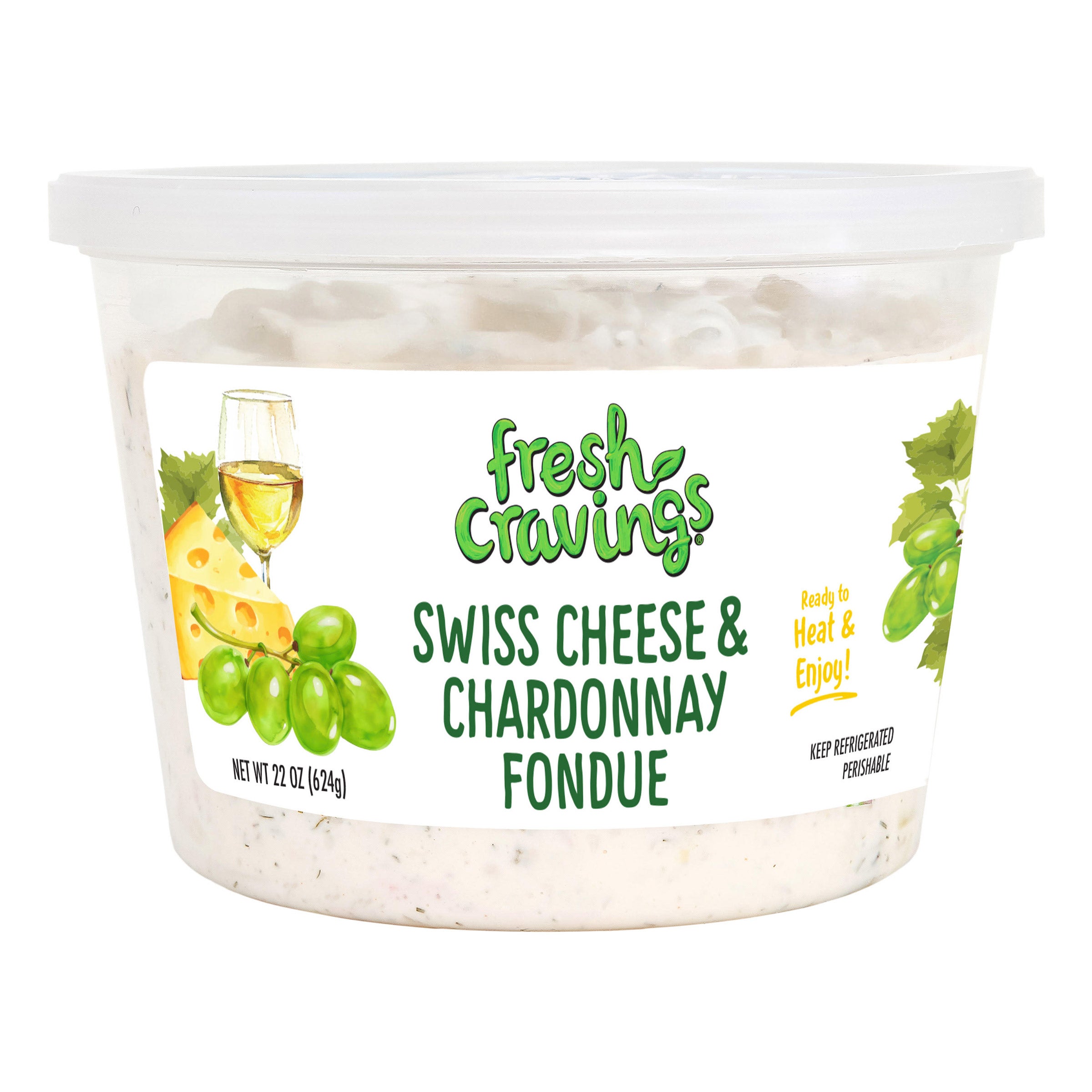 FRESH CRAVINGS SWISS CHEESE FONDUE 20 OZ - Image 1