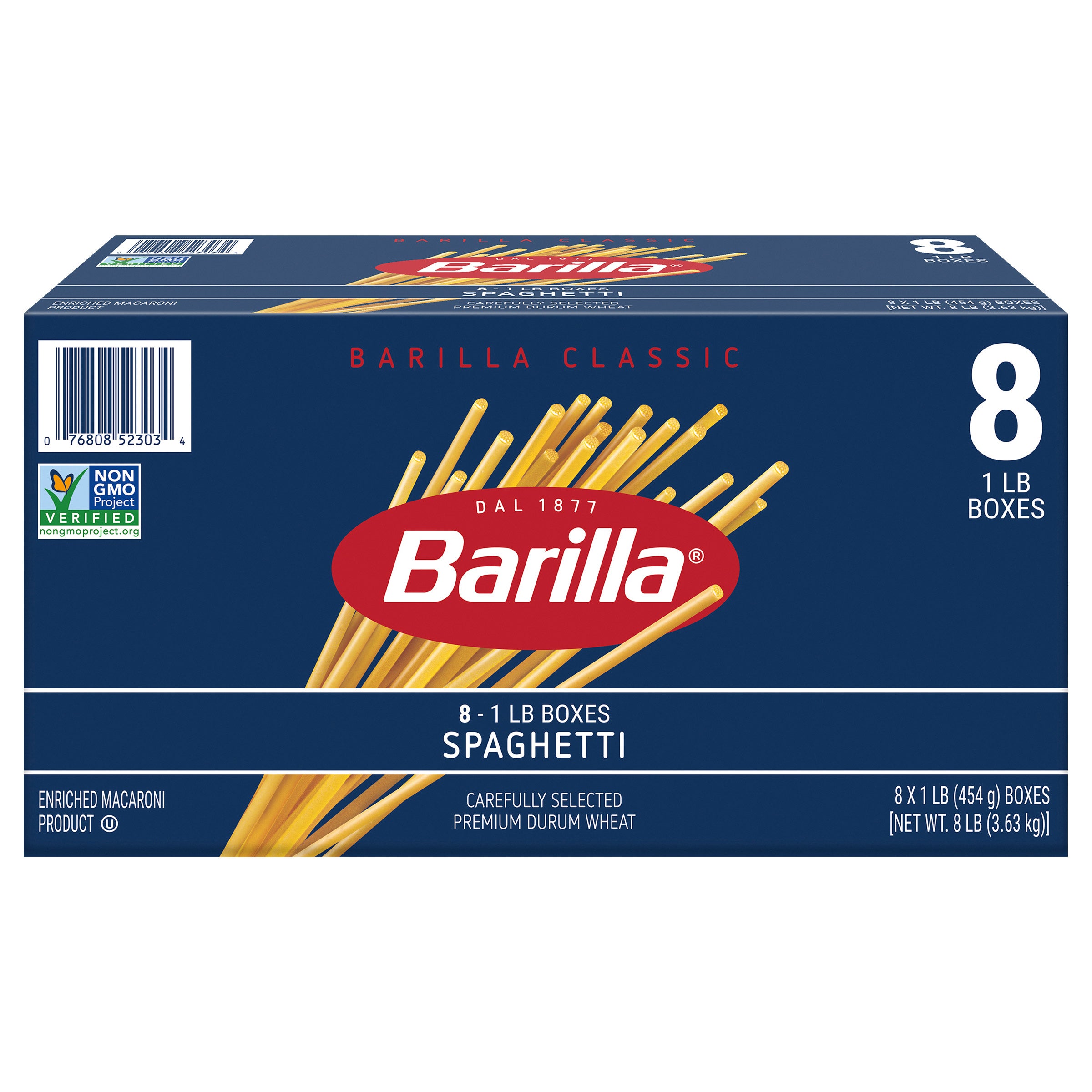 BARILLA SPAGHETTI 8/1 LB (8 LBS) - Image 1