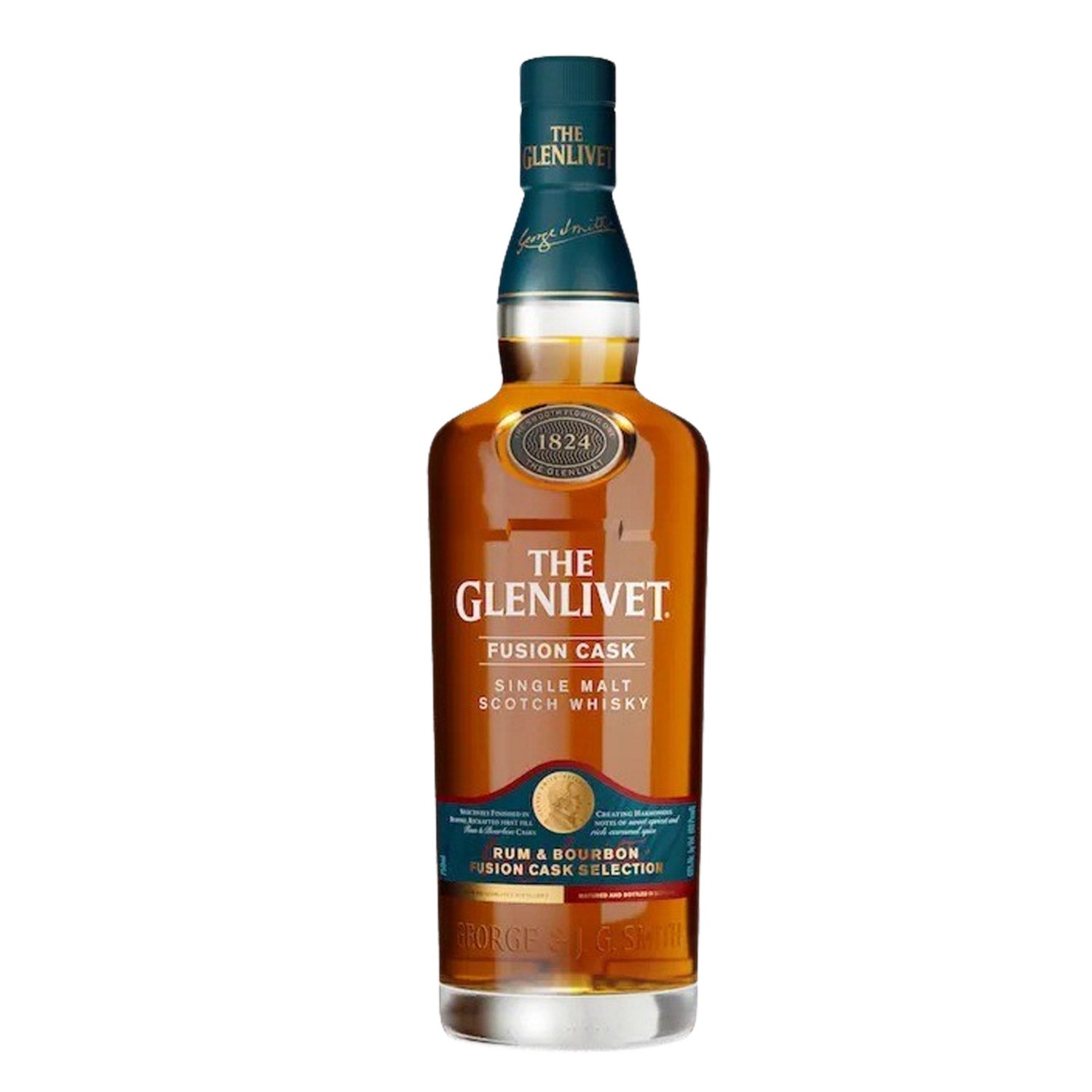 GLENLIVET SINGLE MALT FUSION CASK WHISKY SCOTLAND 750ML