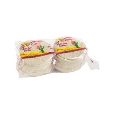 LAS FORTUNITAS 6¨ WHITE CORN TORTILLA 120 CT