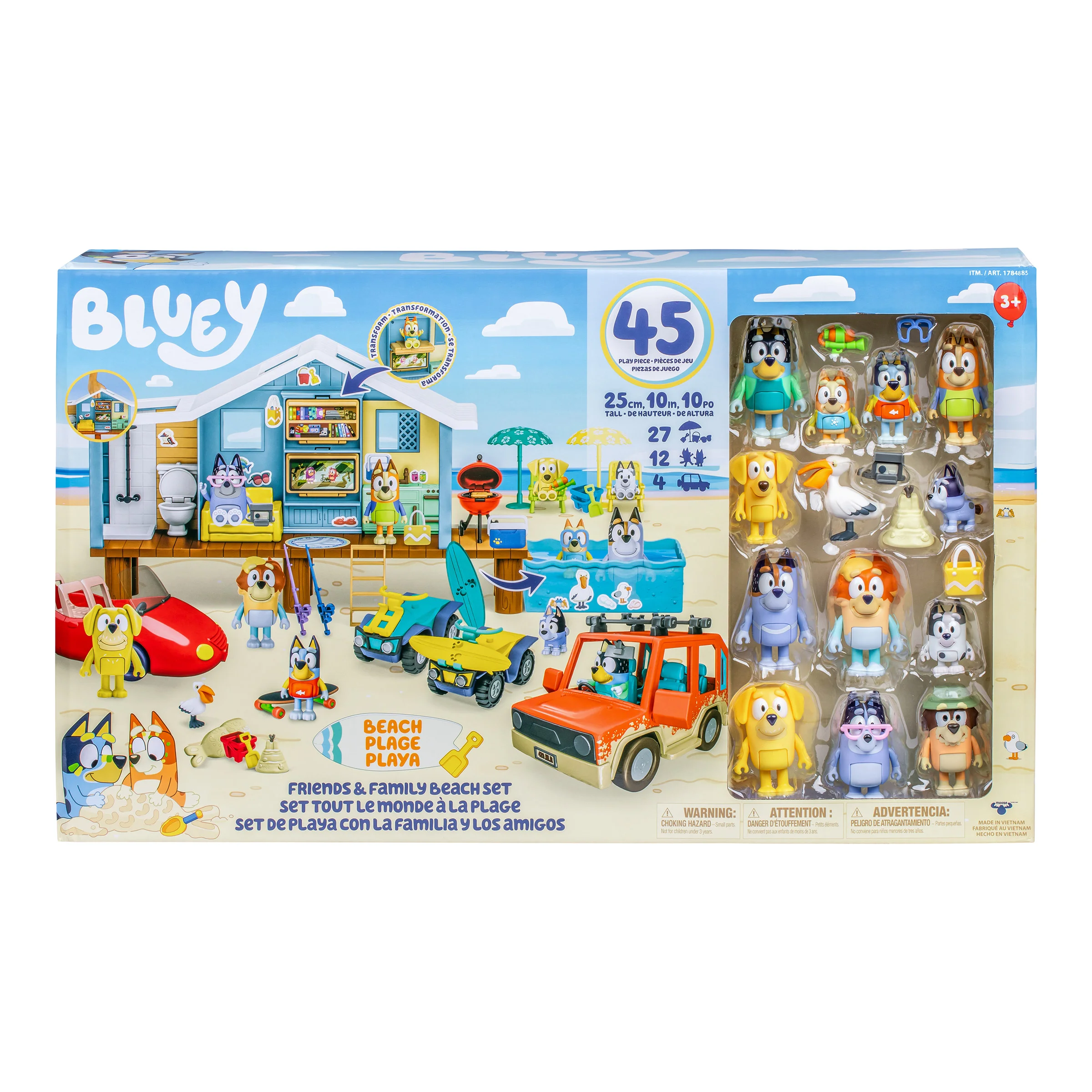 BLUEY'S MEGA BEACH BASH SET