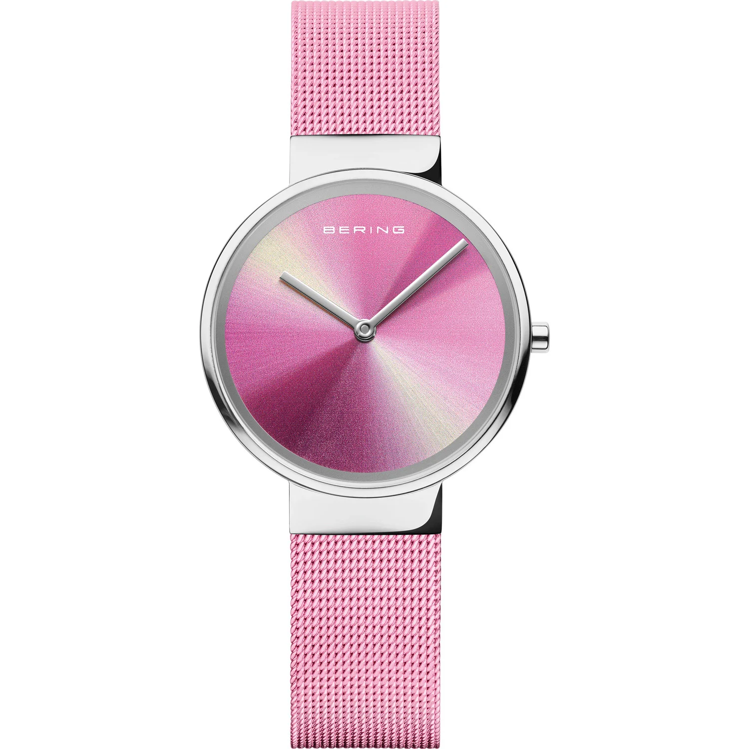 19031-999 BERING WOMEN PINK AND SILVER WATCH - Image 1