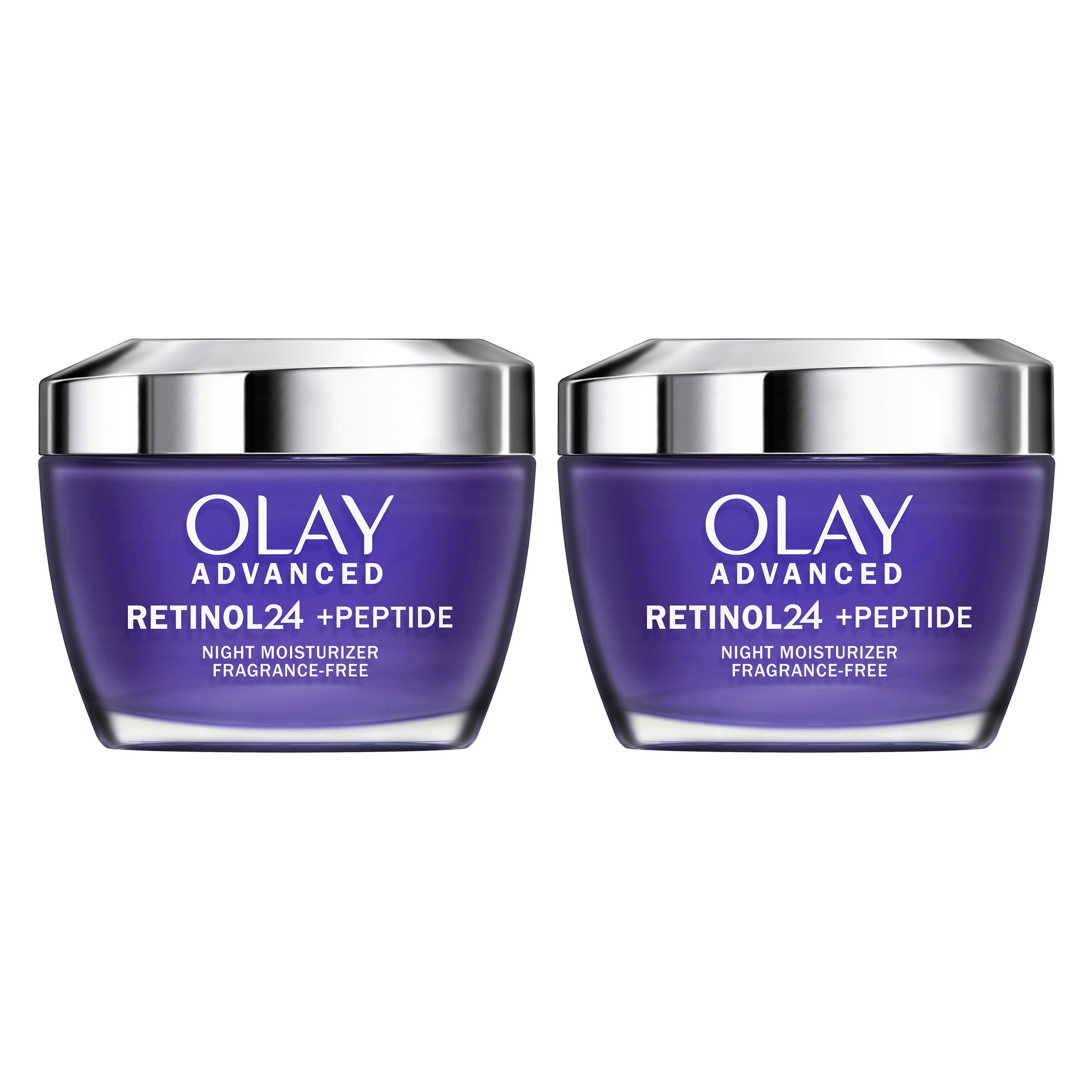 OLAY ADVANCED RETINOL + PEPTIDE 24 CREAM, 2PK - Image 1