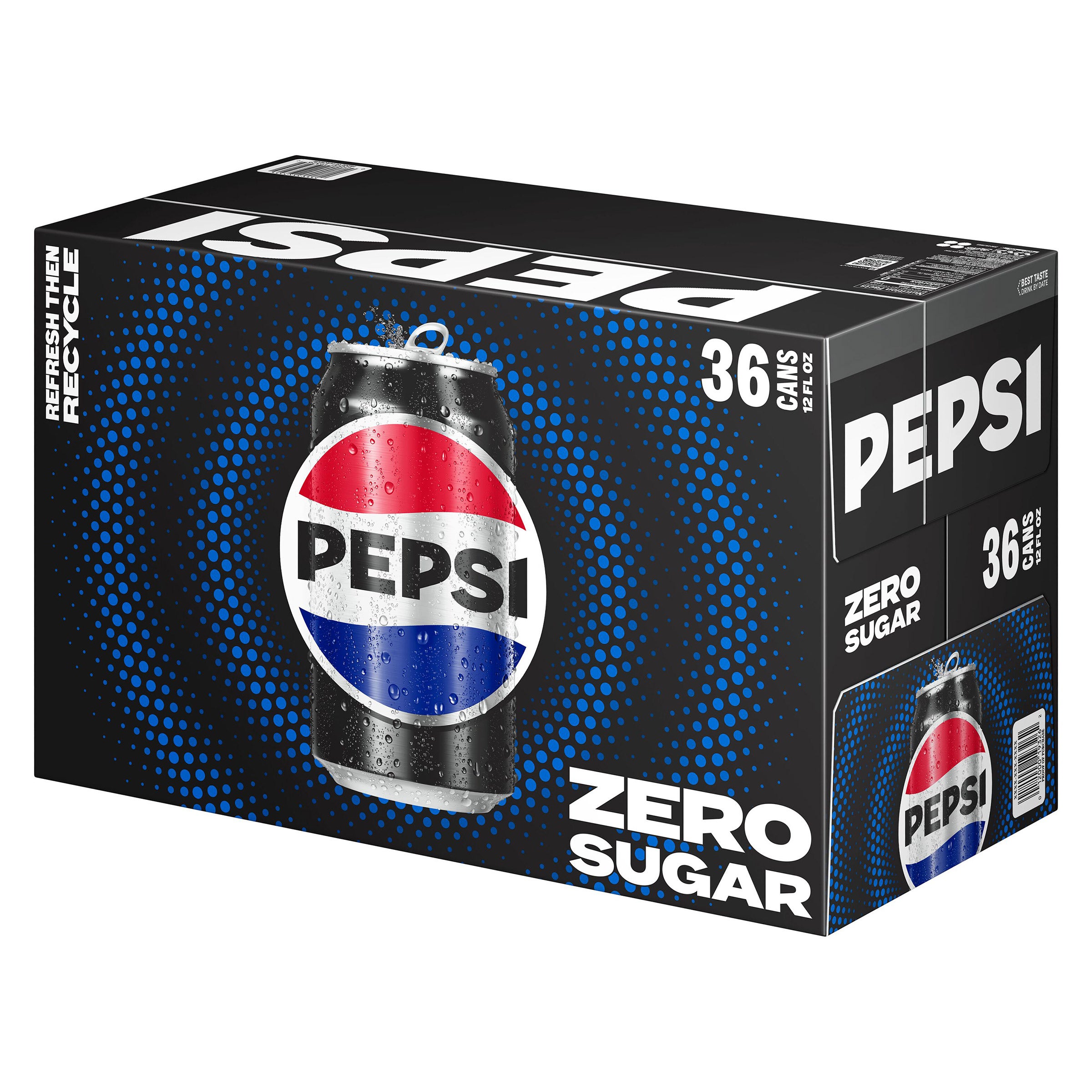 PEPSI ZERO SUGAR 36/12 OZ (13.5 QTS)