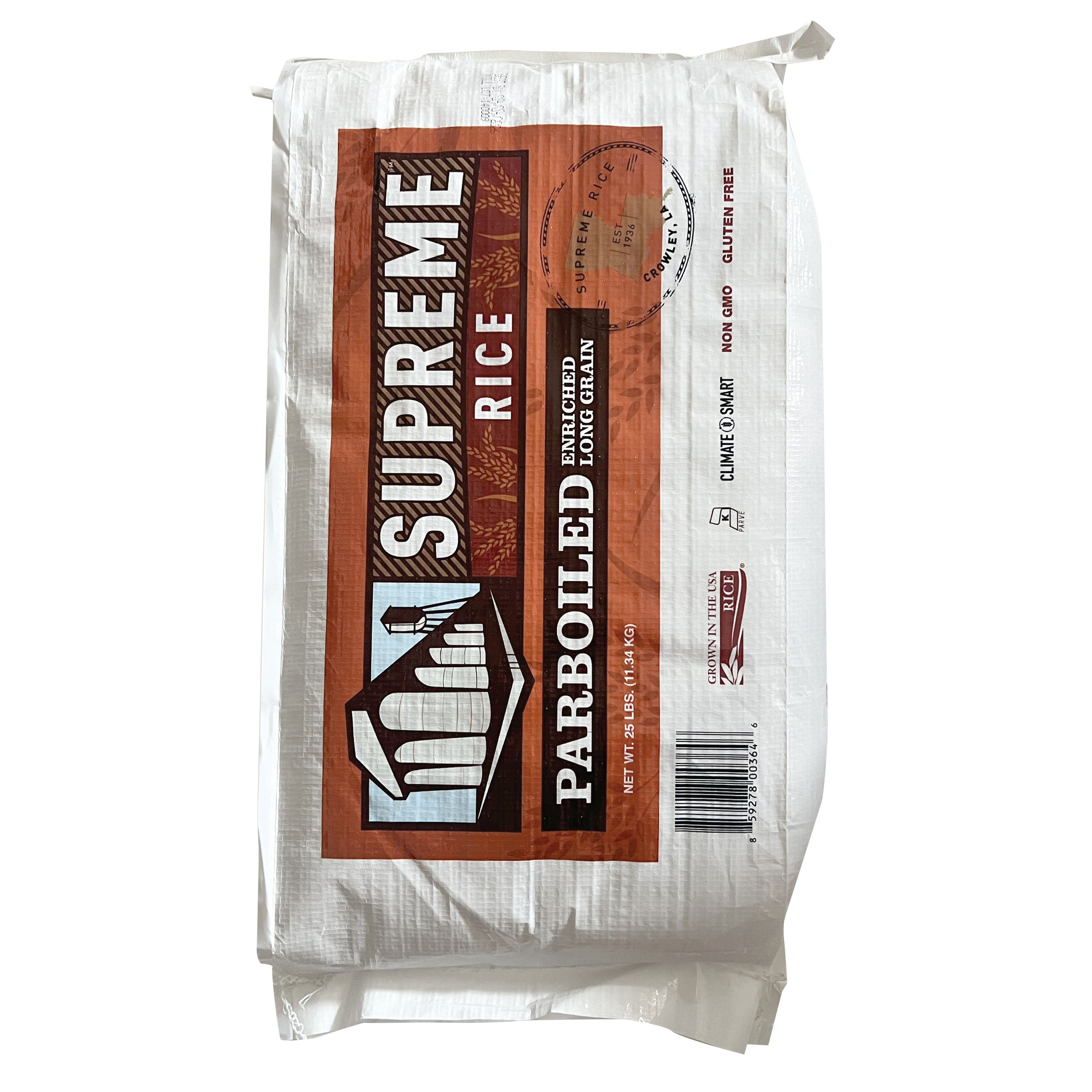 SUPREME RICE PARBOILED RICE 25 LB
