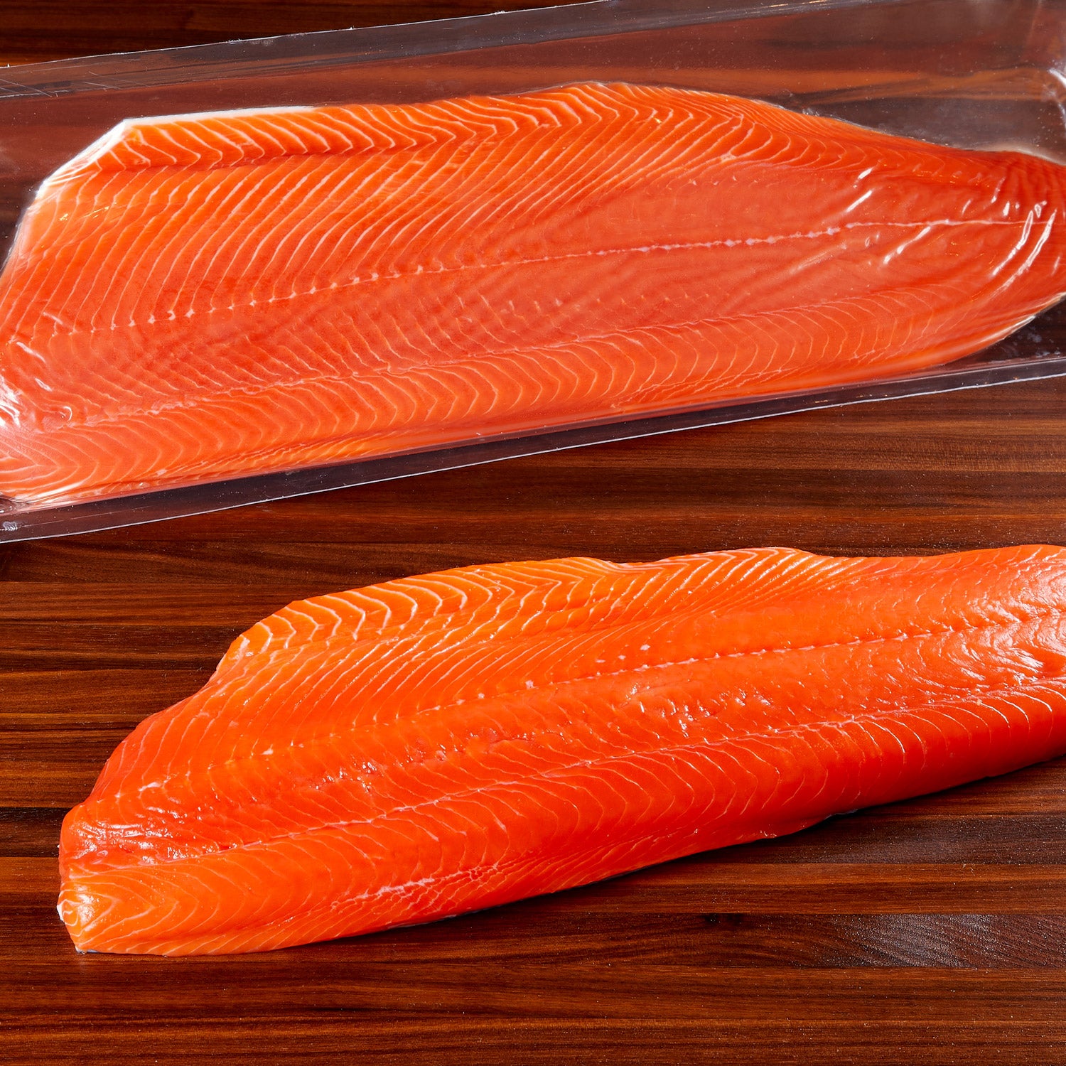 WILD SOCKEYE SALMON FILLET PREVIOUSLY FROZEN PER LB. - Image 1