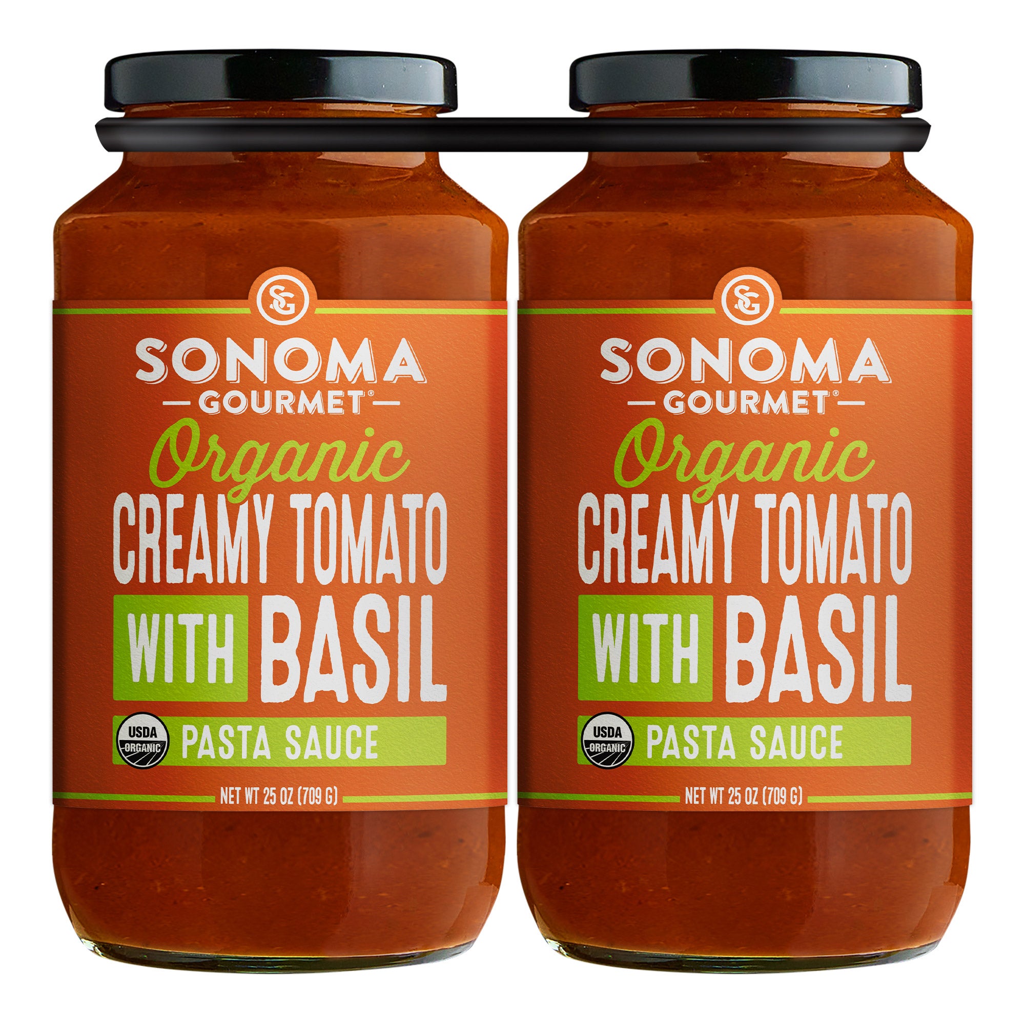 ORGANIC SONOMA GOURMET CREAMY TOMATO BASIL 2 PACK 24.5 OUNCES EA - Image 1