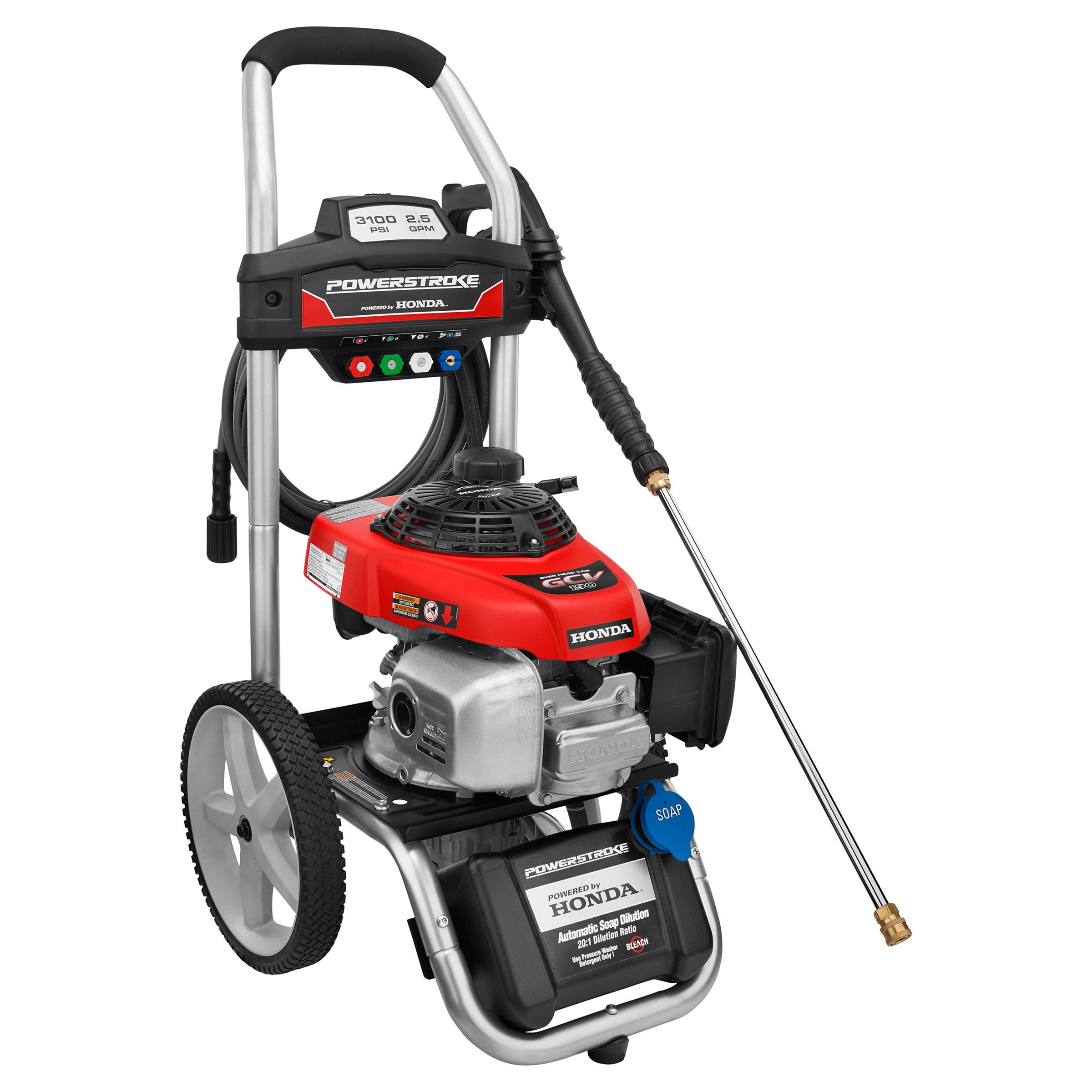 POWERSTROKE 3100 PSI HONDA POWERED GAS PRESSURE WASHER - Image 1