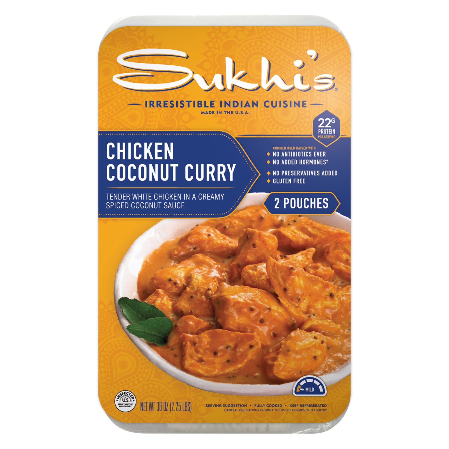 SUKHI'S MANGO CHICKEN CURRY 36 OUNCES