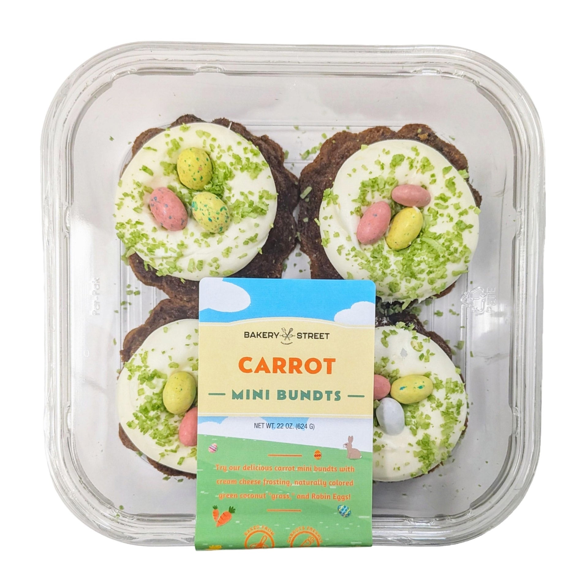 BAKERY STREET CARROT MINI BUNDT 22 OUNCES - Image 1