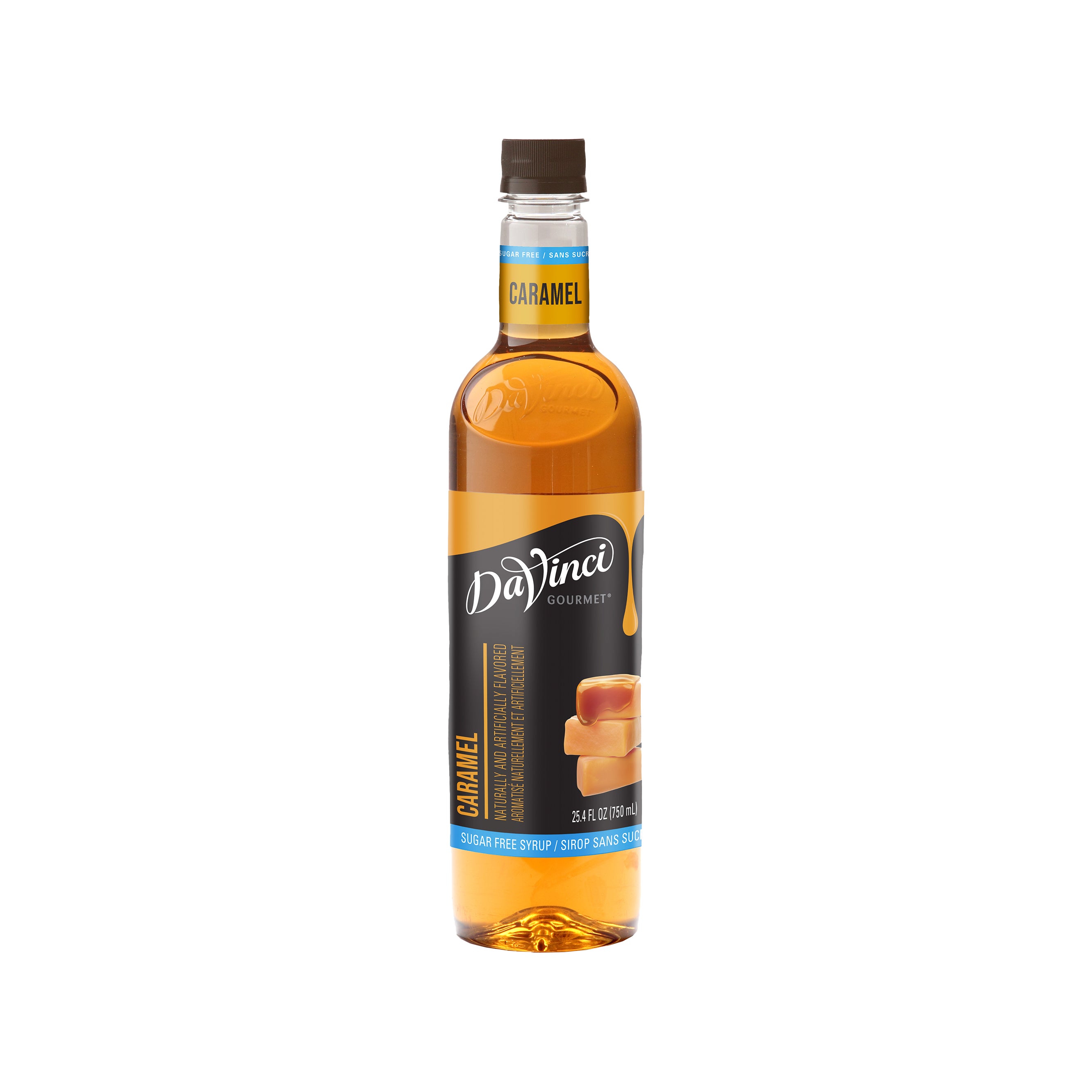 DAVINCI GOURMET SUGAR FREE CARAMEL 750 ML