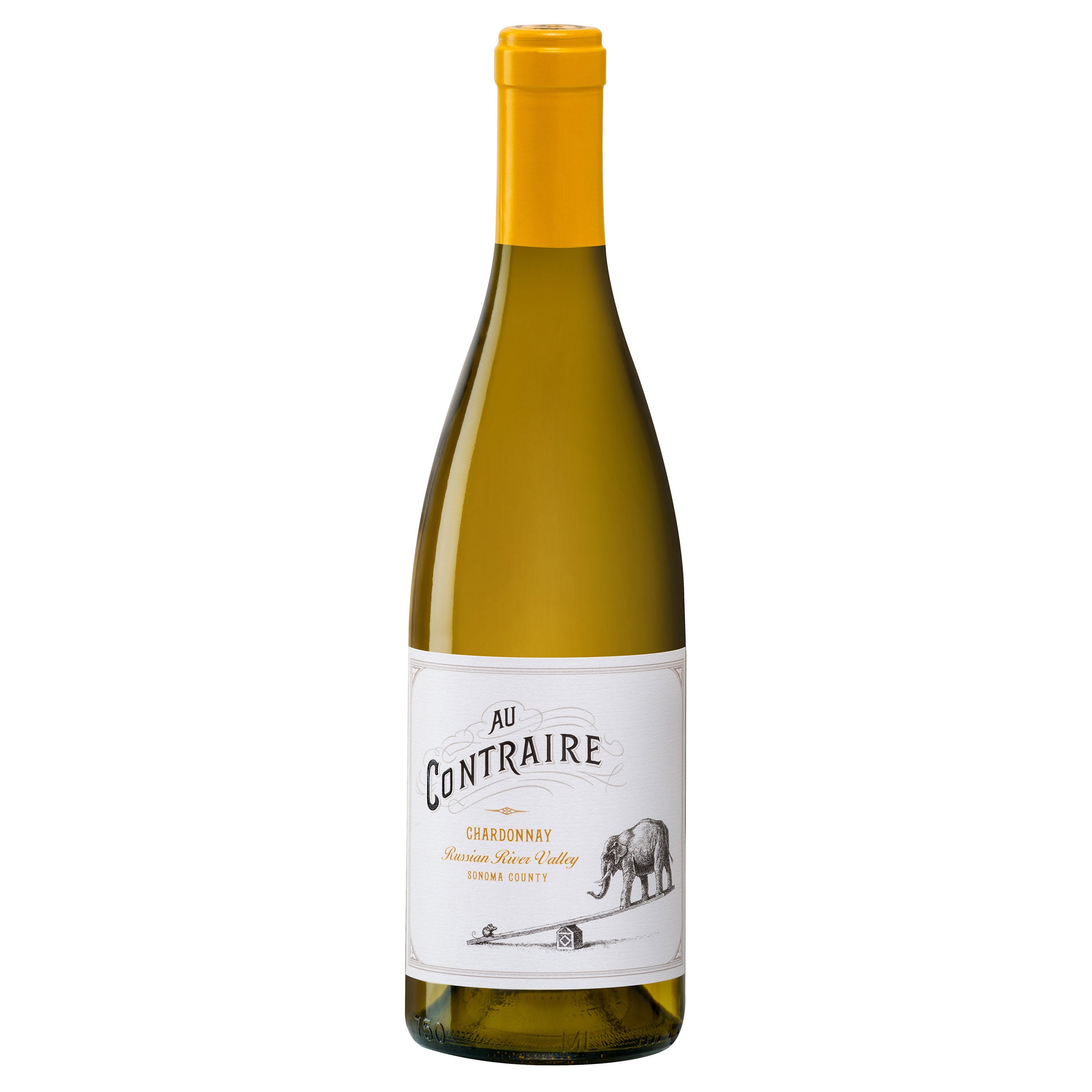AU CONTRAIRE CHARDONNAY RUSSIAN RVR 750 ML
