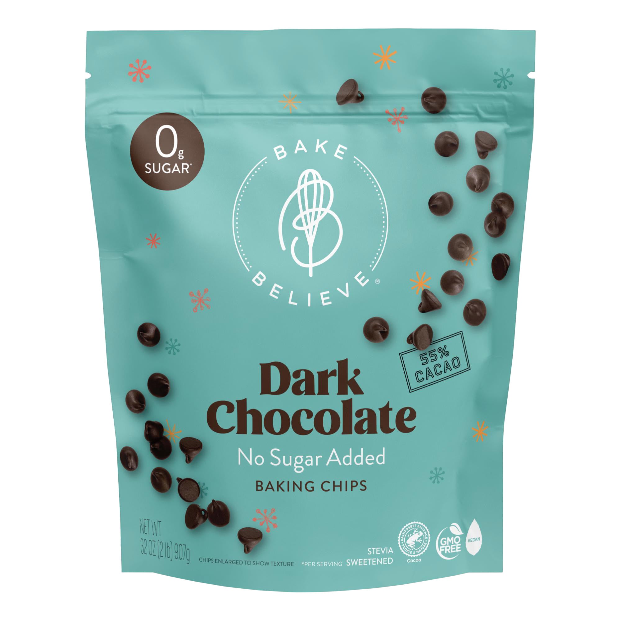 BAKE BELIEVE DARK CHOCOLATE CHIPS 32 OZ - Image 1