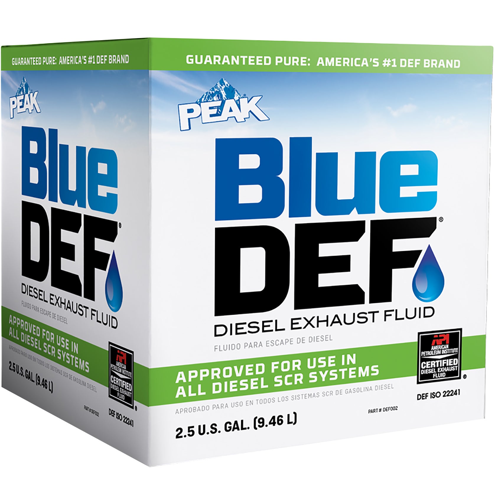 PEAK BLUE DEF DIESEL EXHAUST FLUID 2.5 GAL - Image 1