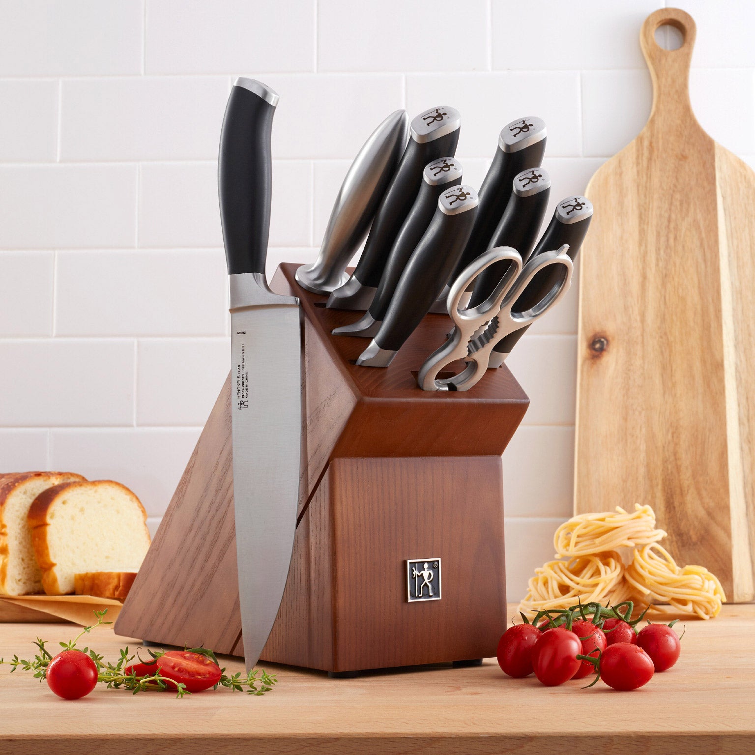 HENCKELS ^ 10 PIECE KNIFE SET GERMAN STAINLESS STEEL