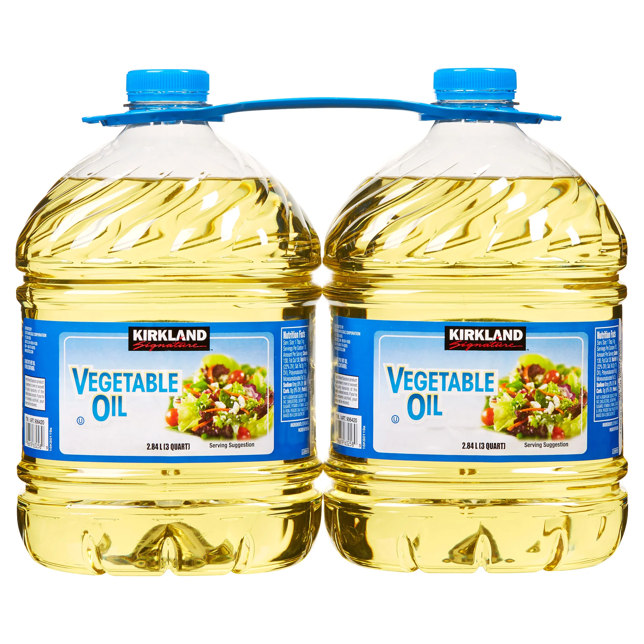KIRKLAND SIGNATURE VEGETABLE OIL 2/3 QUART BOTTLES - Image 1