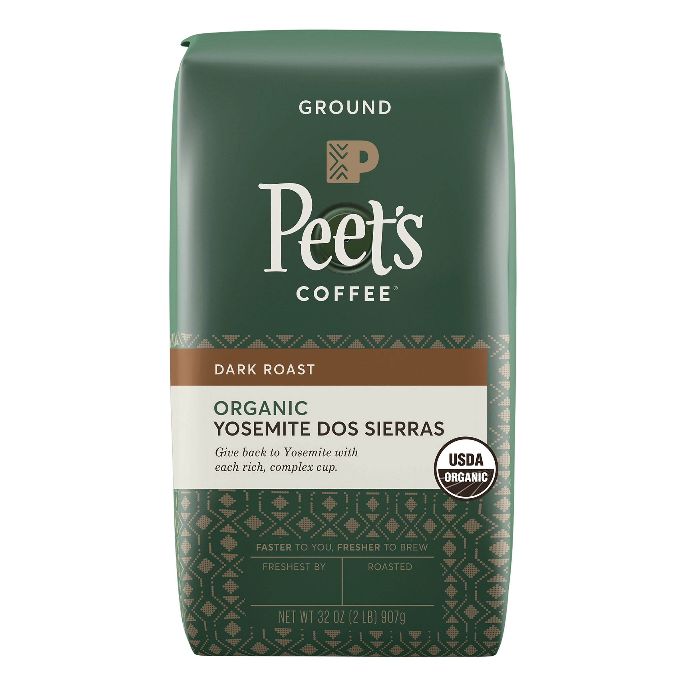 ORGANIC PEET'S COFFEE YOSEMITE DOS SIERRAS 2 POUNDS