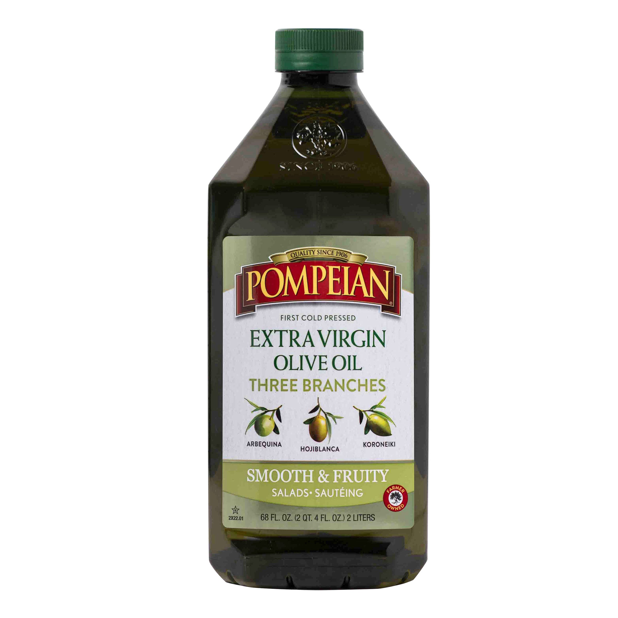POMPEIAN THREE BRANCHES EVOO 2 LITER BOTTLE