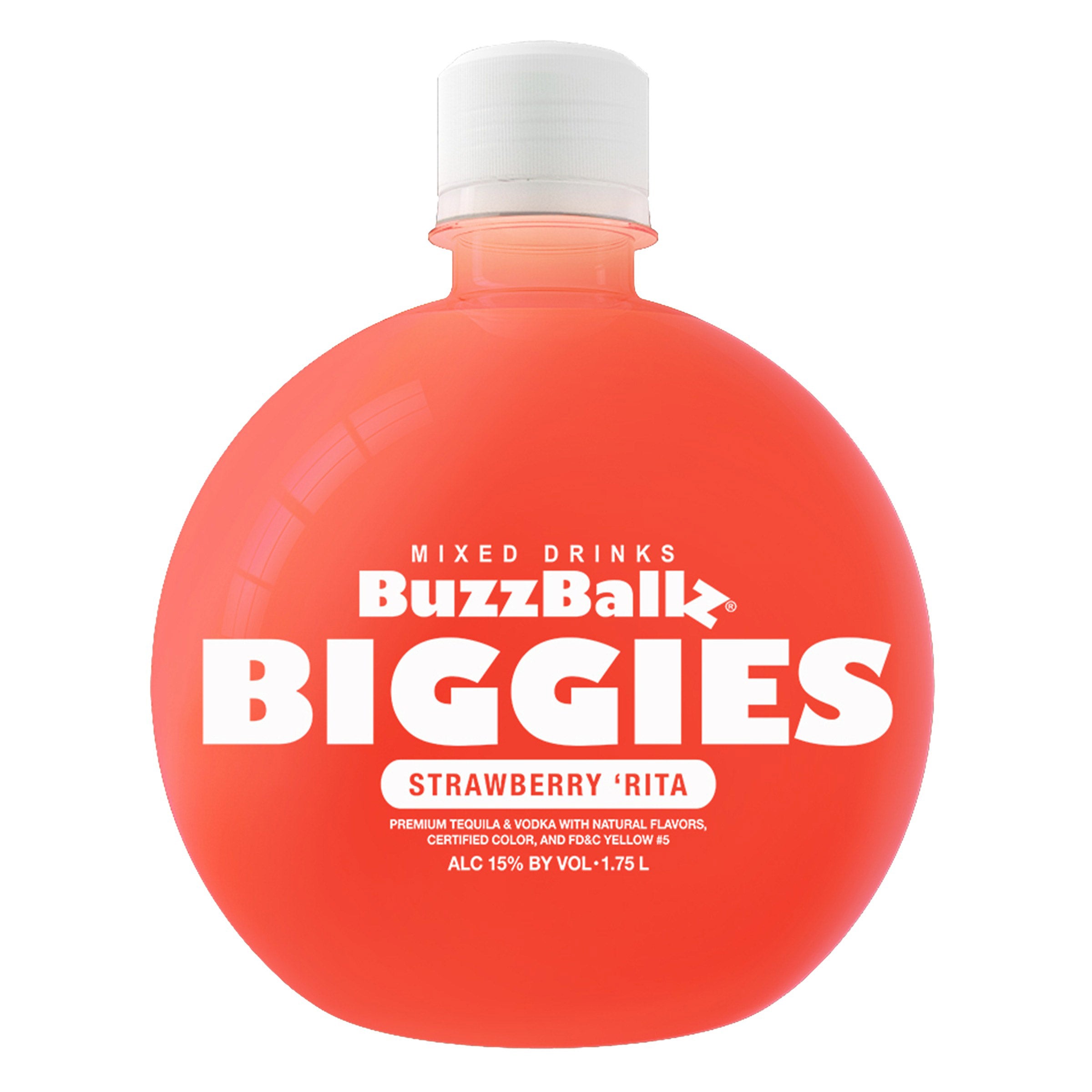 BUZZBALLZ STRAWBERRY RITA BIGGIES 1.75L - Image 1