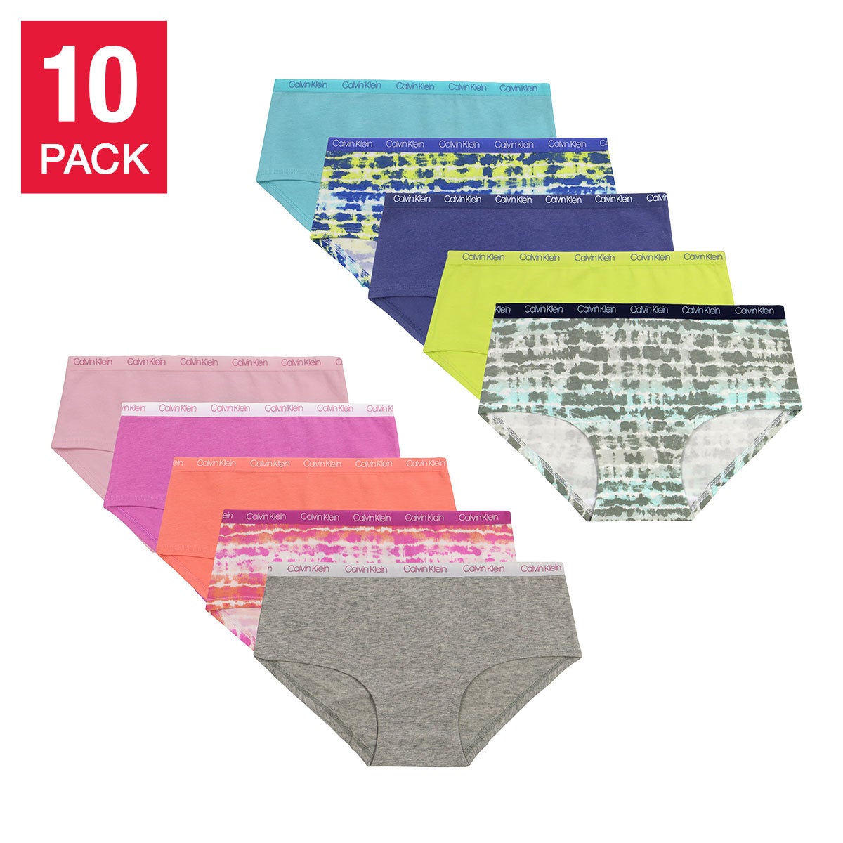 CALVIN KLEIN YOUTH HIPSTER 7 PK - Image 1