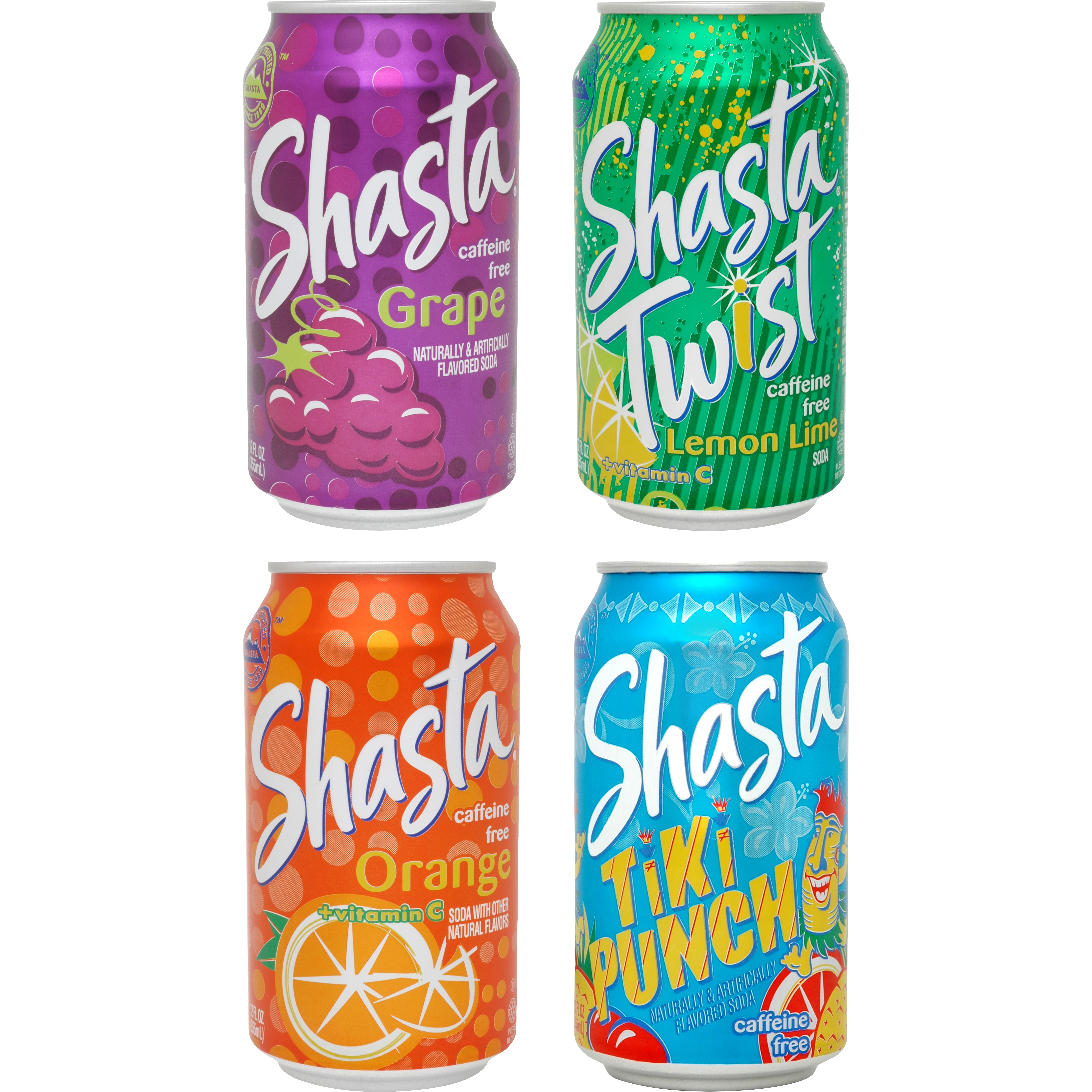 SHASTA VARIETY PACK 24/12 OZ - Image 1