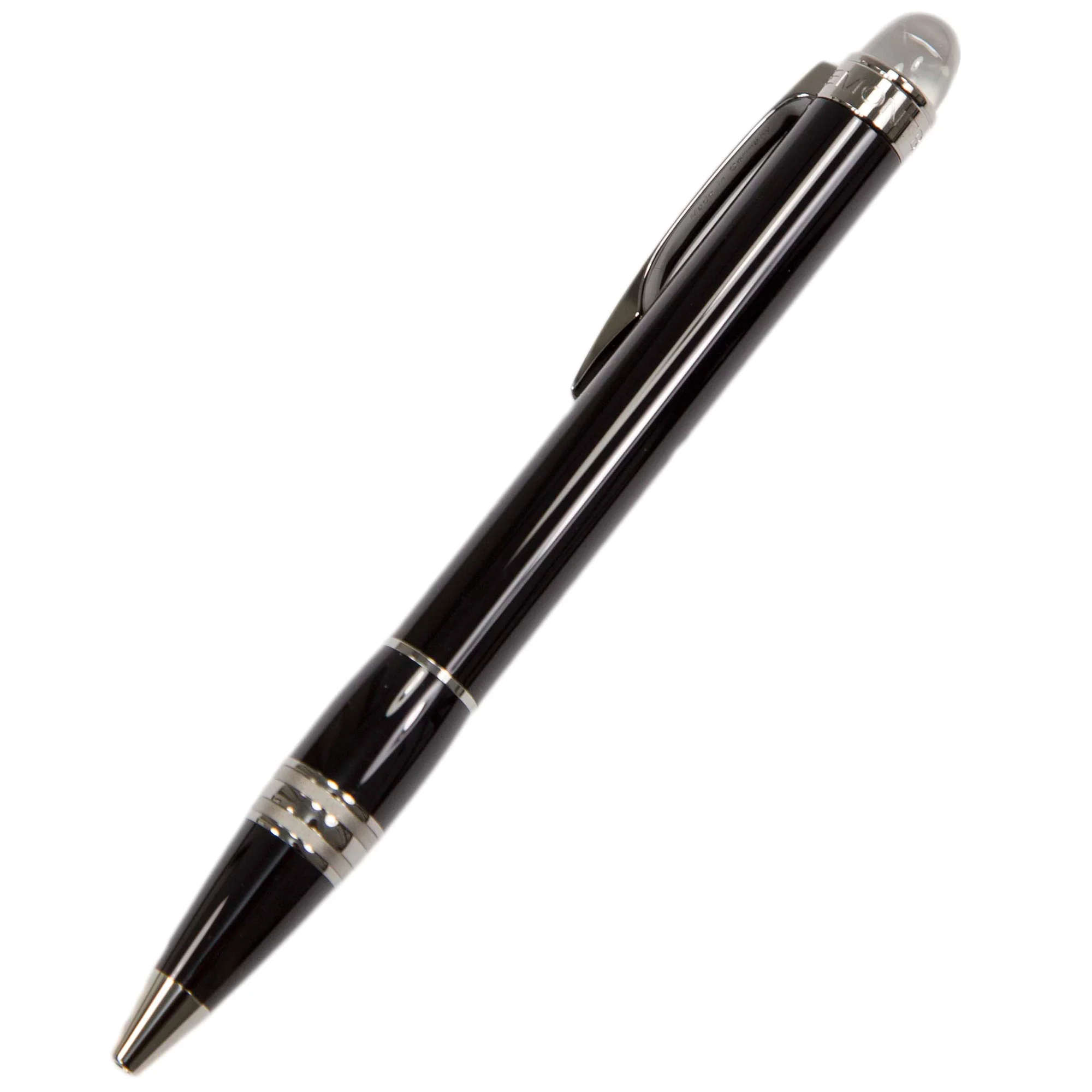 MONT BLANC STARWALKER MIDNIGHT BLACK RESIN BALLPOINT - Image 1