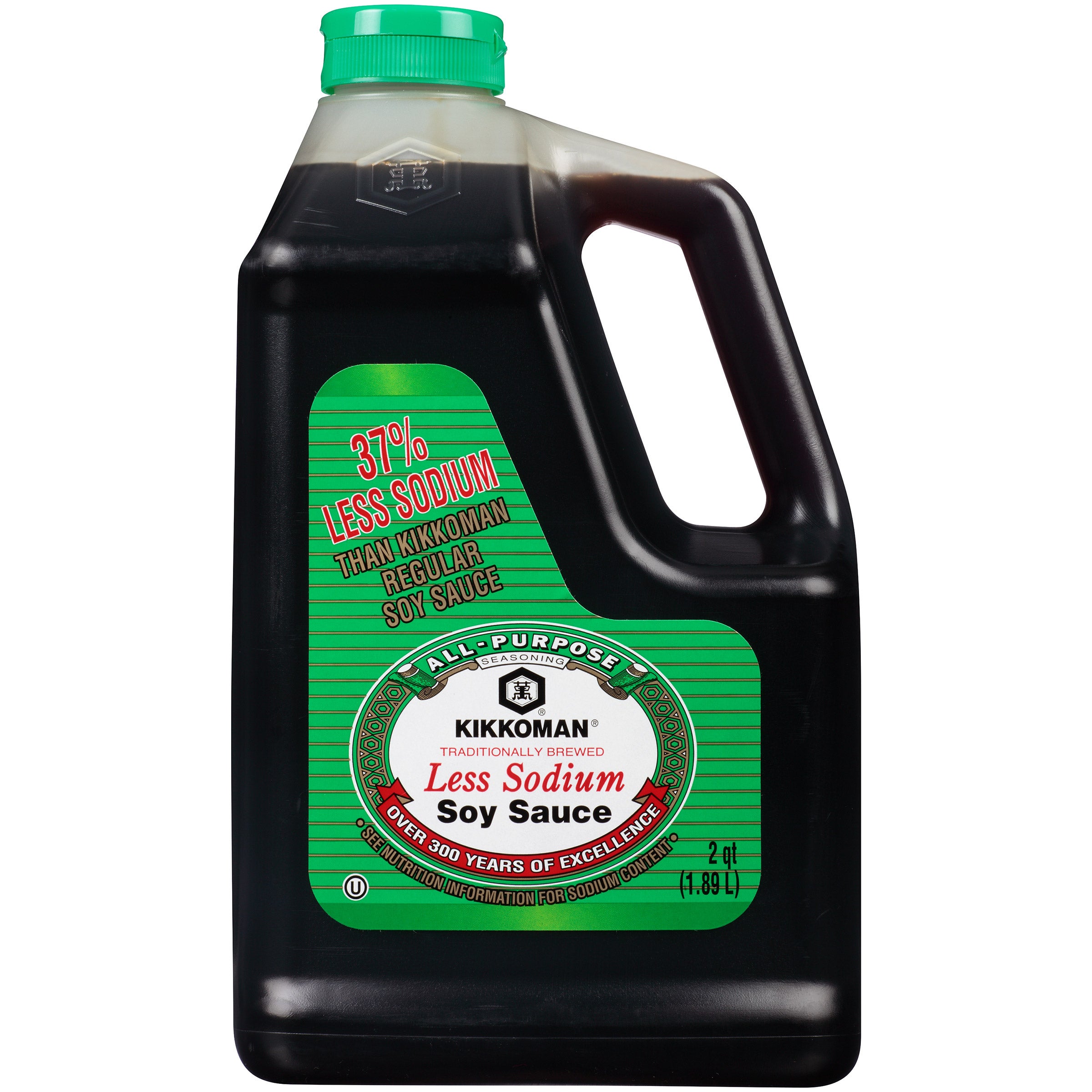 KIKKOMAN LESS SODIUM SOY SAUCE 64 OZ