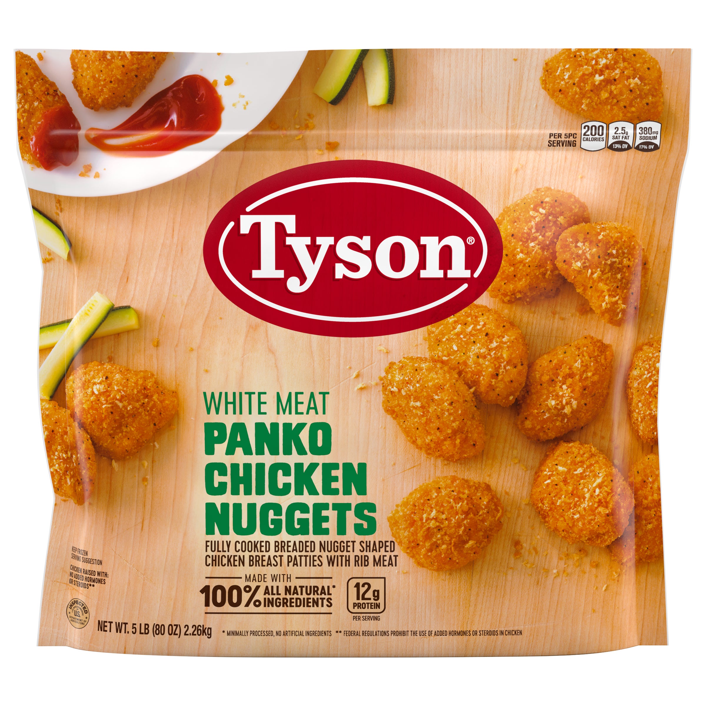 TYSON PANKO CHICKEN NUGGETS 5 LB - Image 1