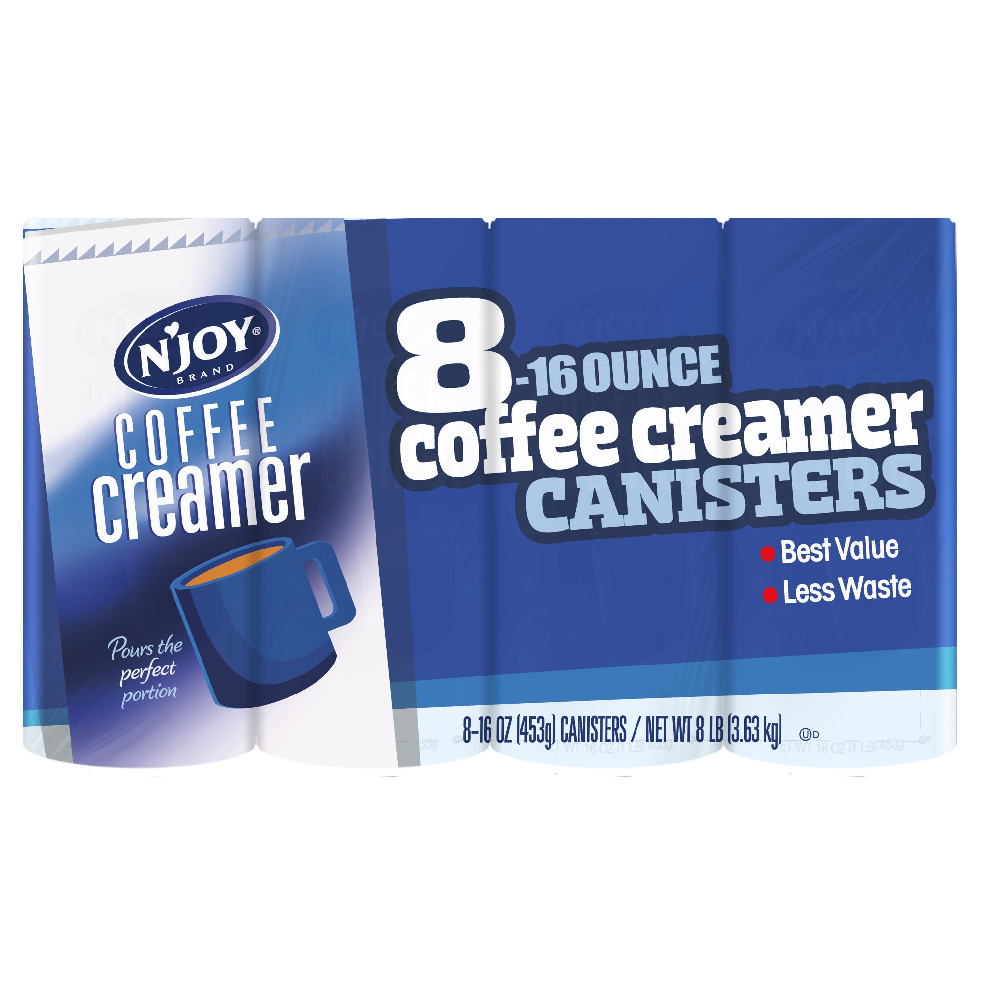 N'JOY CREAMER CANISTERS 8/16 OZ - Image 1