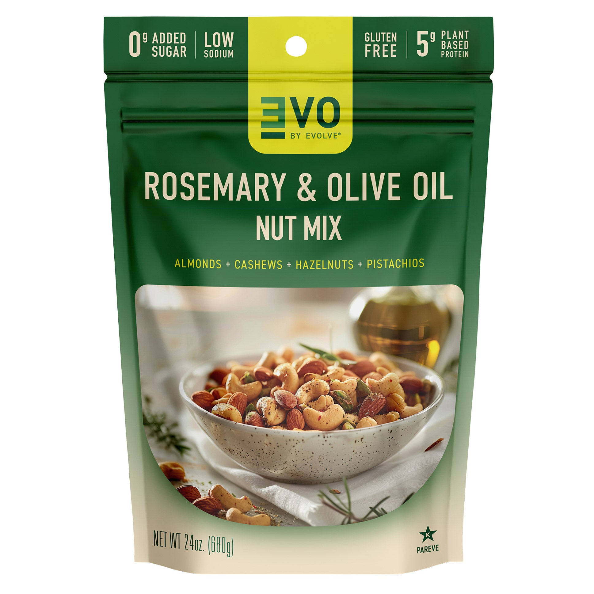 EVO ROSEMARY NUT MIX 24 OUNCE BAG